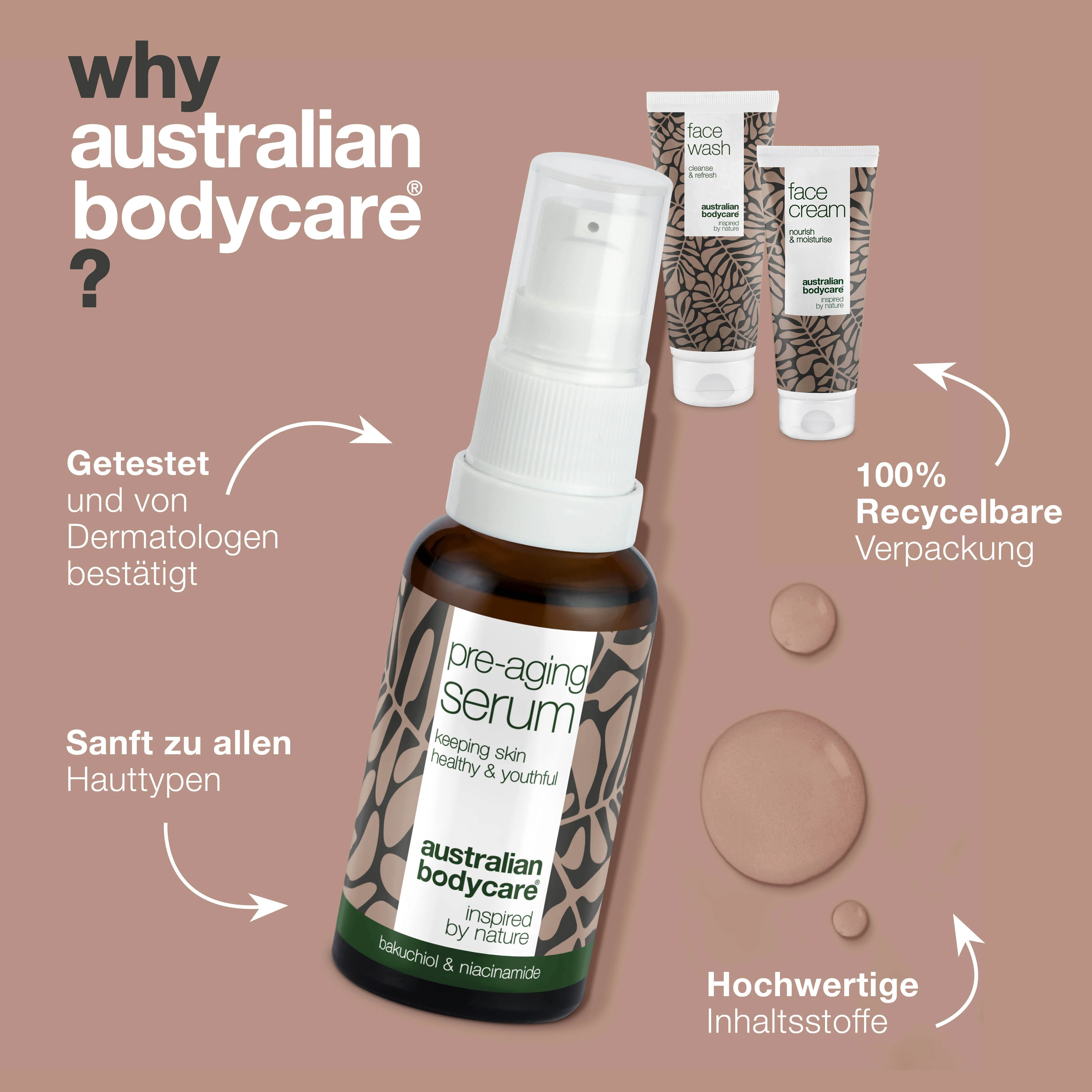 Pre-Aging Set zur Vorbeugung von Falten — 3 Anti Age Produkte für junge Haut und zur Vorbeugung von Falten - Image 4