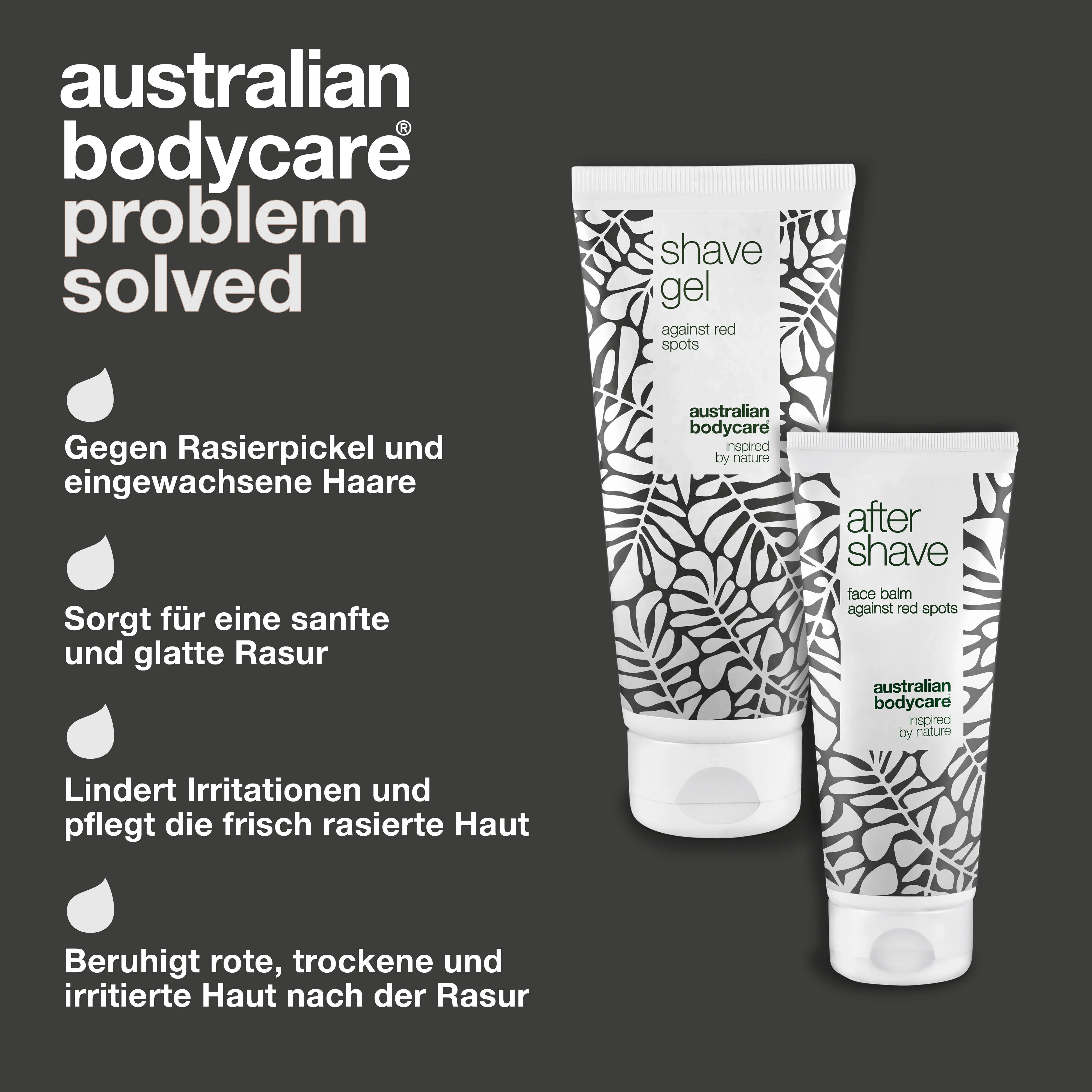 Set zur Bekämpfung von Rasierpickeln und Rasurbrand — 2 Produkte gegen eingewachsene Haare und Bartflechte - Image 3