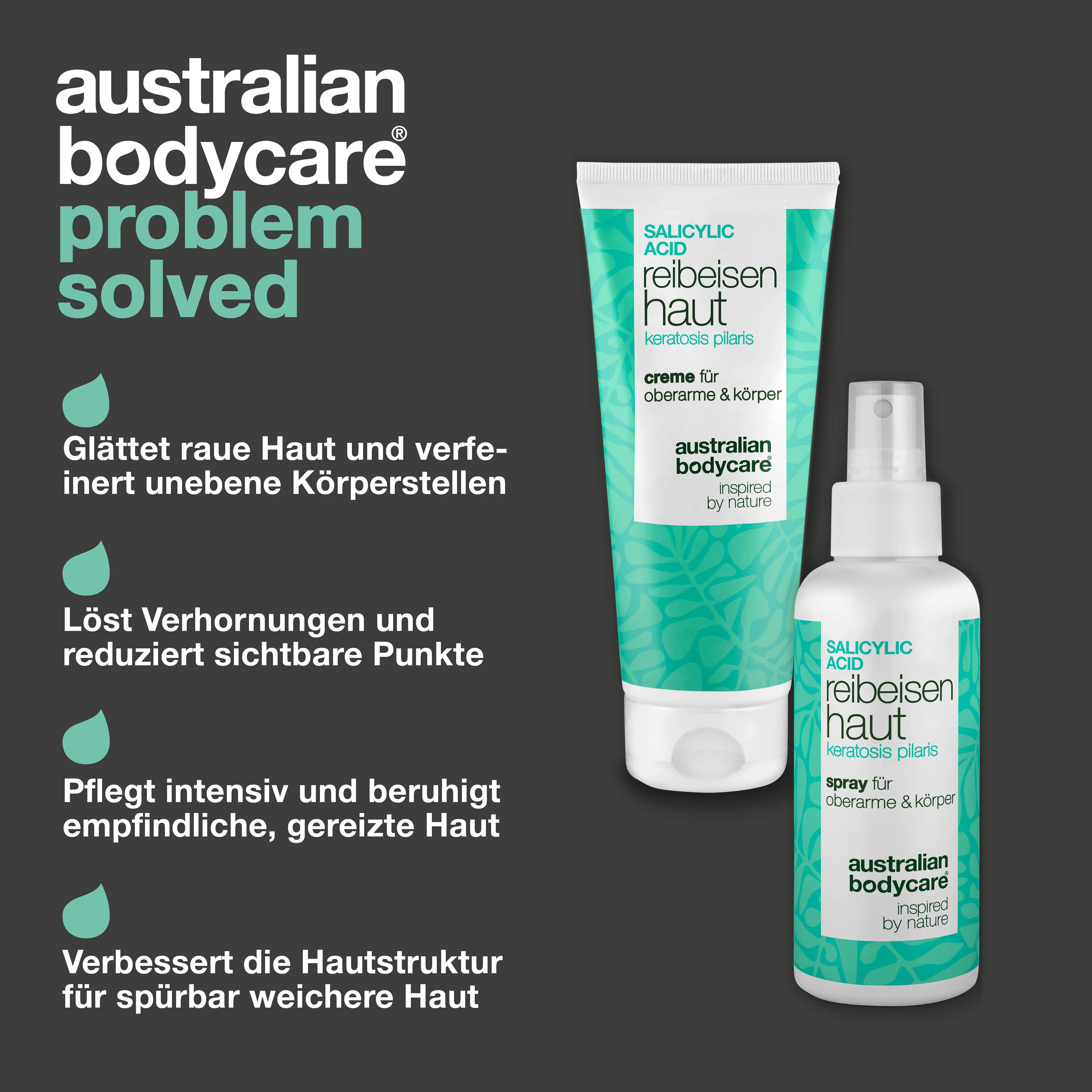 Reibeisenhaut Creme & Spray für Keratosis Pilaris — Reibeisenhaut creme & Spray für Keratosis Pilaris, Reibeisenhaut und Erdbeerhaut – ideal für glatter wirkende Haut am ganzen Körper. - Image 3