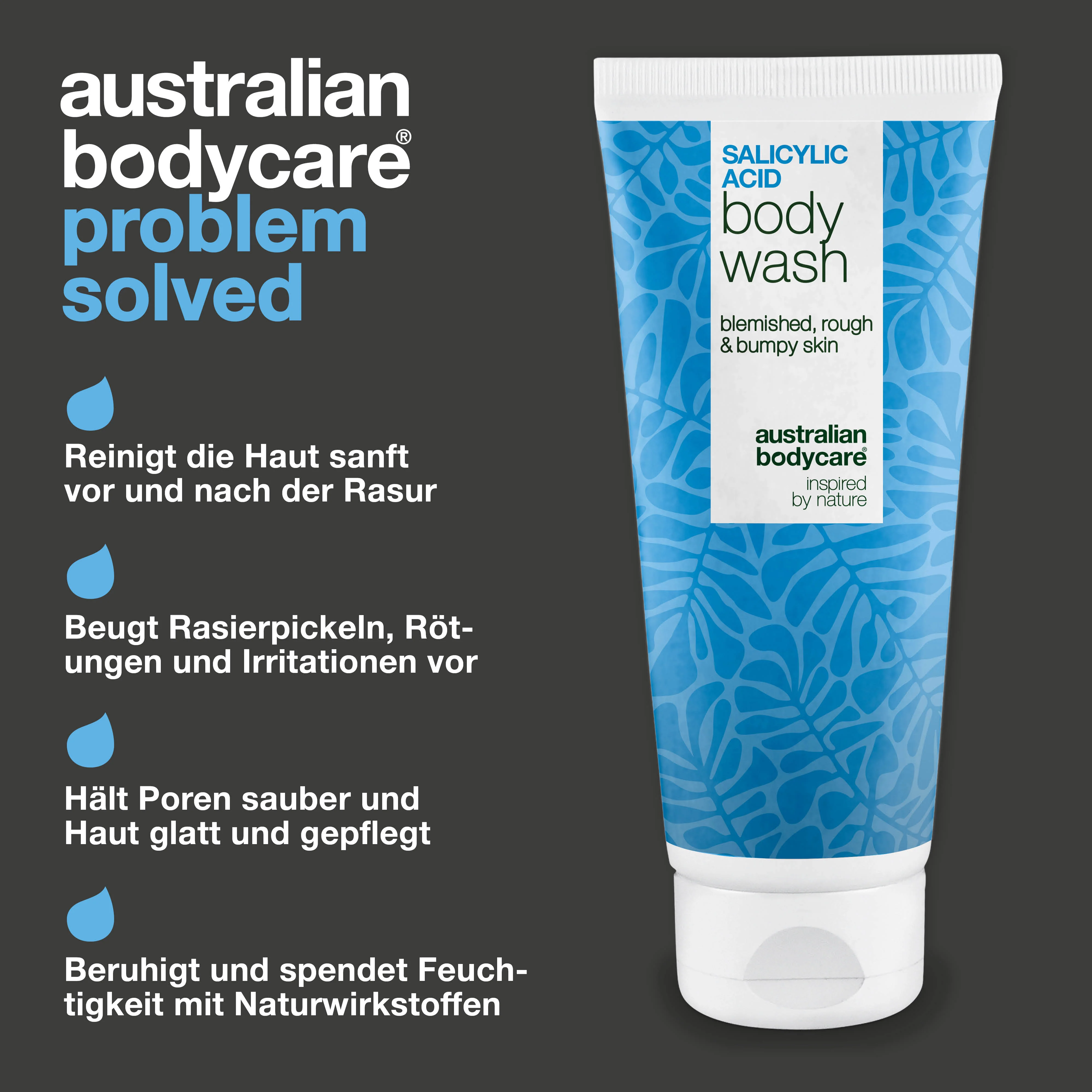 Salicylsäure Shave Wash gegen Rasierpickel und Hautrötung — Salicylsäure Shave Wash beruhigt gereizte Haut nach der Rasur. Enthält Salicylsäure (BHA), Niacinamid und Zink PCA. - Image 3