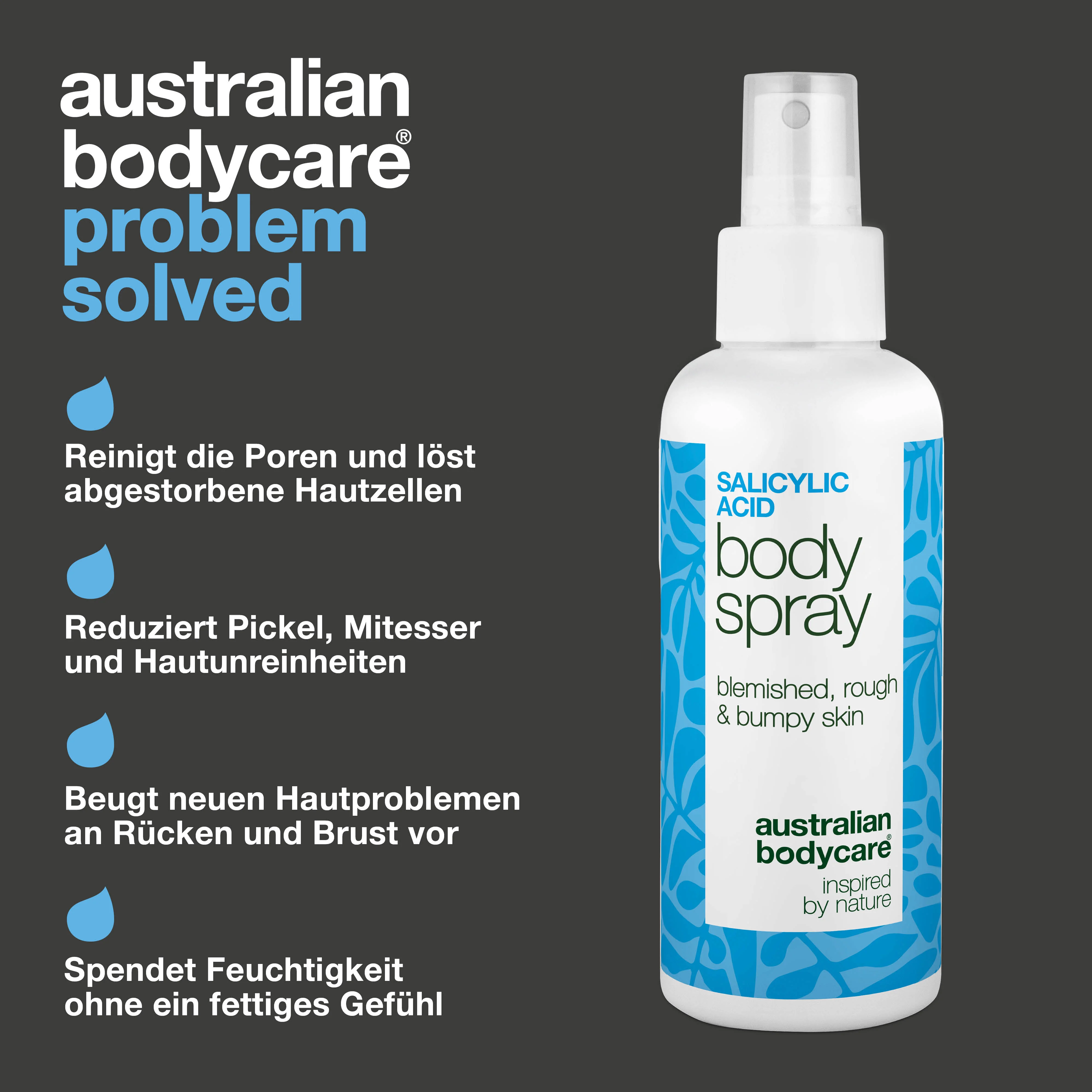 Salicylsäure-Spray gegen Pickel und verstopfte Poren — Spray gegen Pickel und unreine Haut. Mit 2 % Salicylsäure und Glykolsäure zur porentiefen Reinigung und glatterer Haut. - Image 3