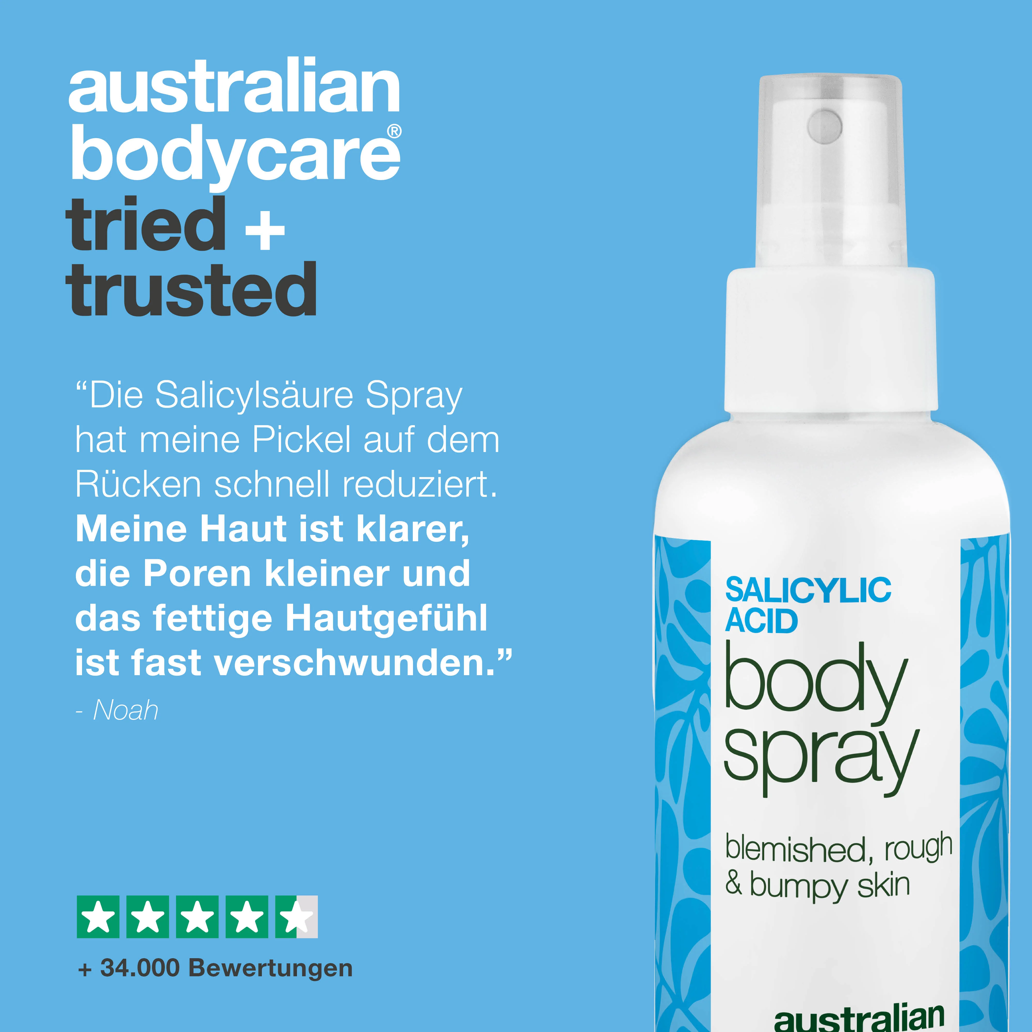Salicylsäure-Spray gegen Pickel und verstopfte Poren — Spray gegen Pickel und unreine Haut. Mit 2 % Salicylsäure und Glykolsäure zur porentiefen Reinigung und glatterer Haut. - Image 5