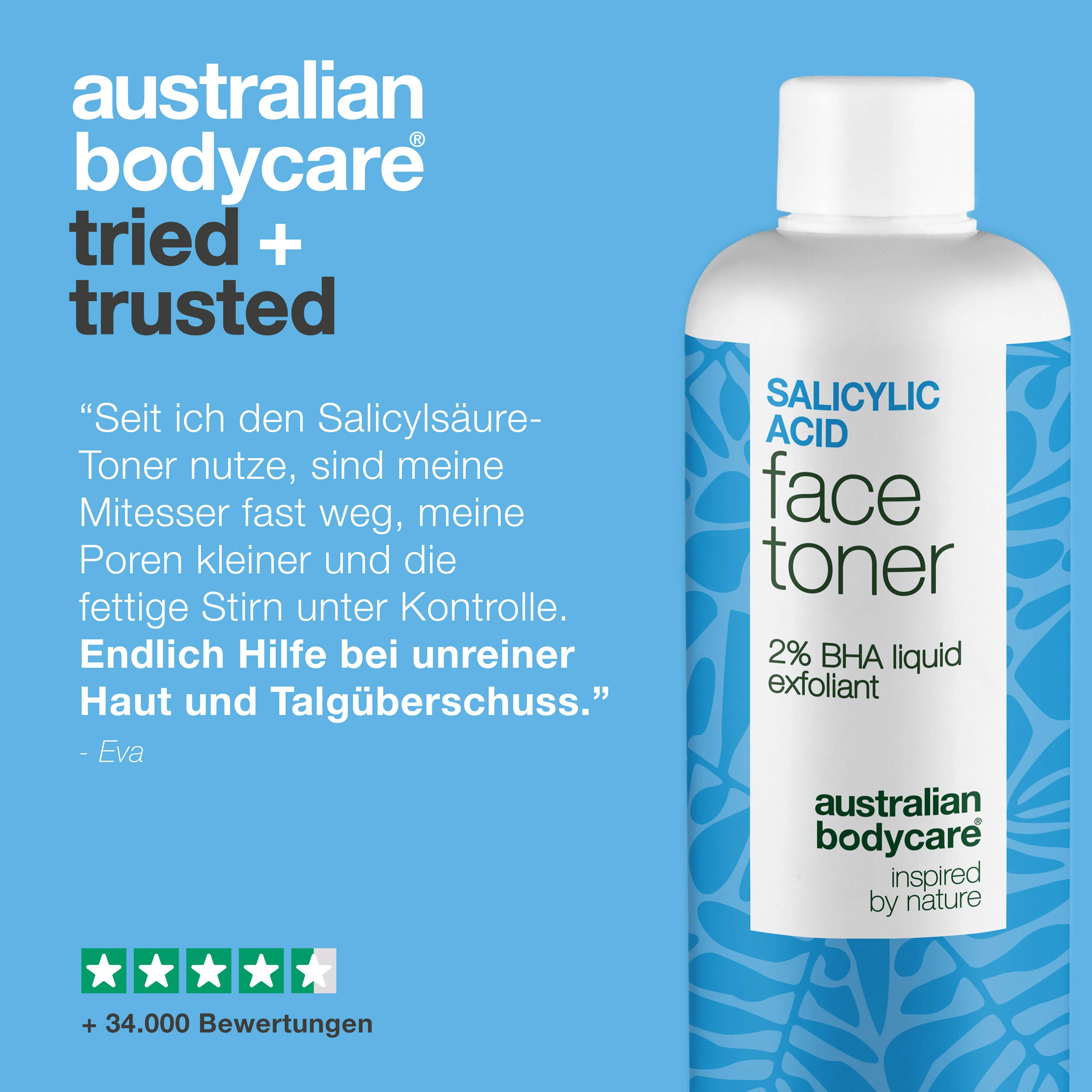 Salicylsäure-Toner gegen Pickel und große Poren — 2-in-1 Synergie: Porenreinigung & glatte Haut. AHA + BHA in einem Produkt! - Image 5