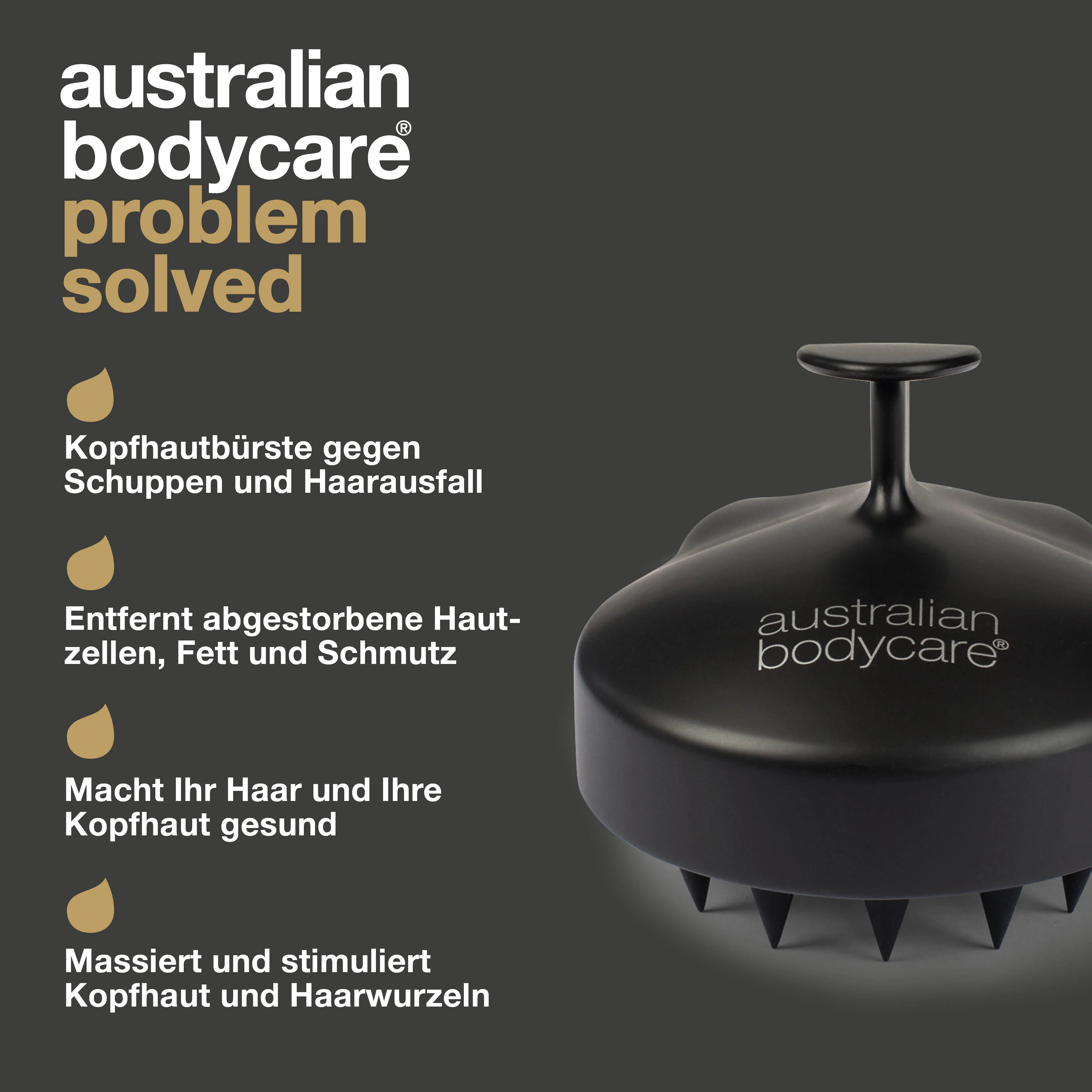 Kopfhautbürste für trockene Kopfhaut & bei Haarausfall — Die Kopfhaut massagebürste für trockene Kopfhaut, bei Schuppen, oder Haarausfall - Image 3
