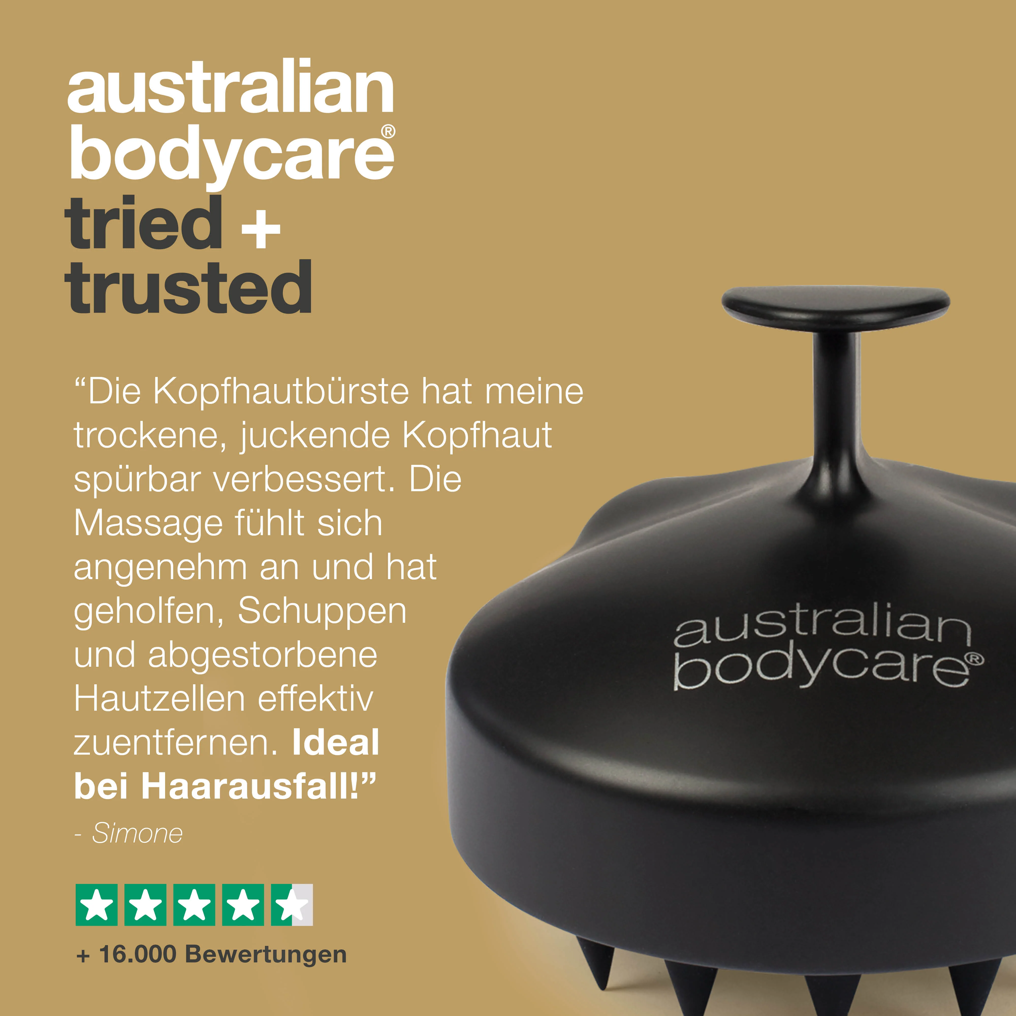 Kopfhautbürste für trockene Kopfhaut & bei Haarausfall — Die Kopfhaut massagebürste für trockene Kopfhaut, bei Schuppen, oder Haarausfall - Image 5