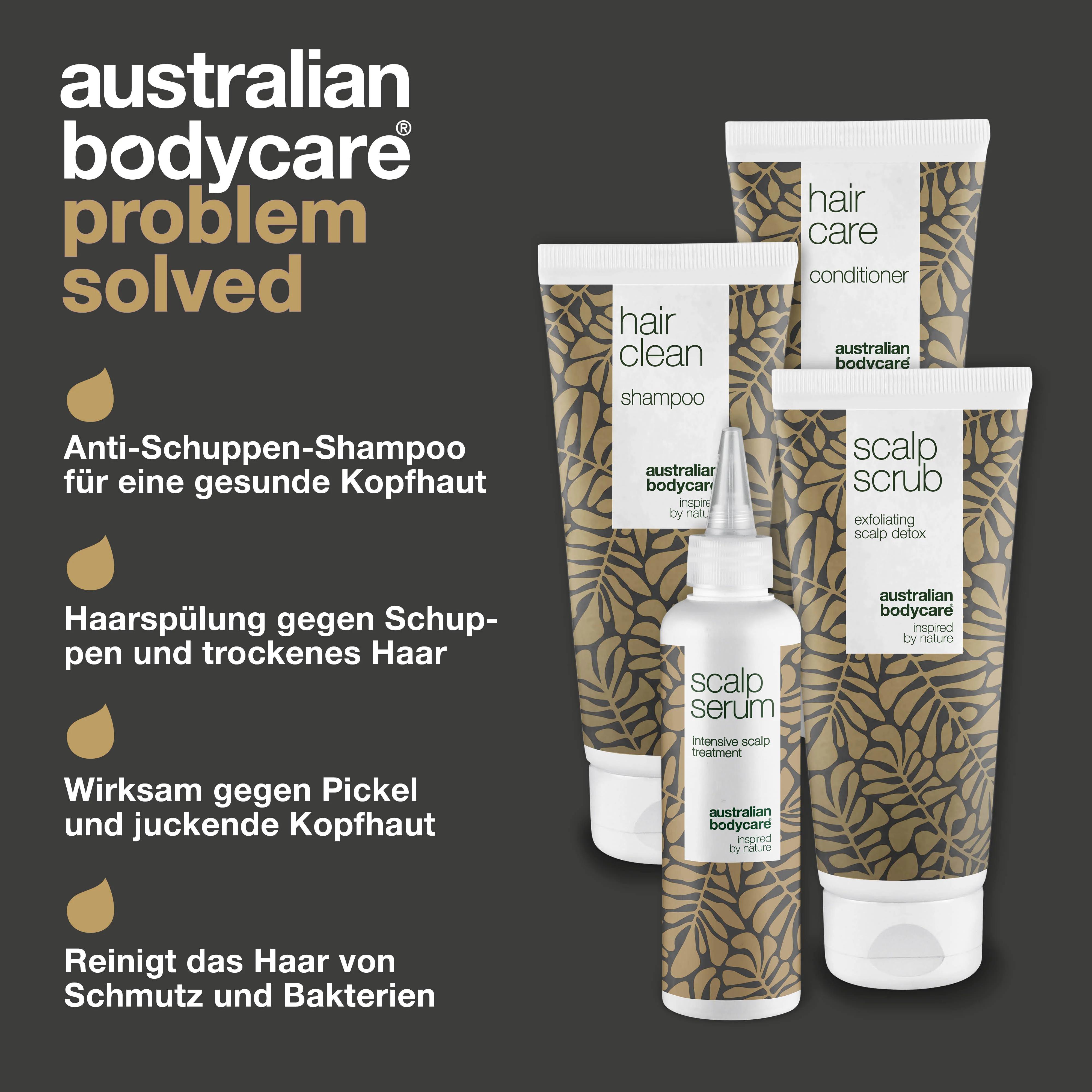 4er-Paket bei Schuppen und trockener Kopfhaut — Haarprodukte bei Schuppen, trockener Kopfhaut, Jucken, oder fettigem Haar - Image 3
