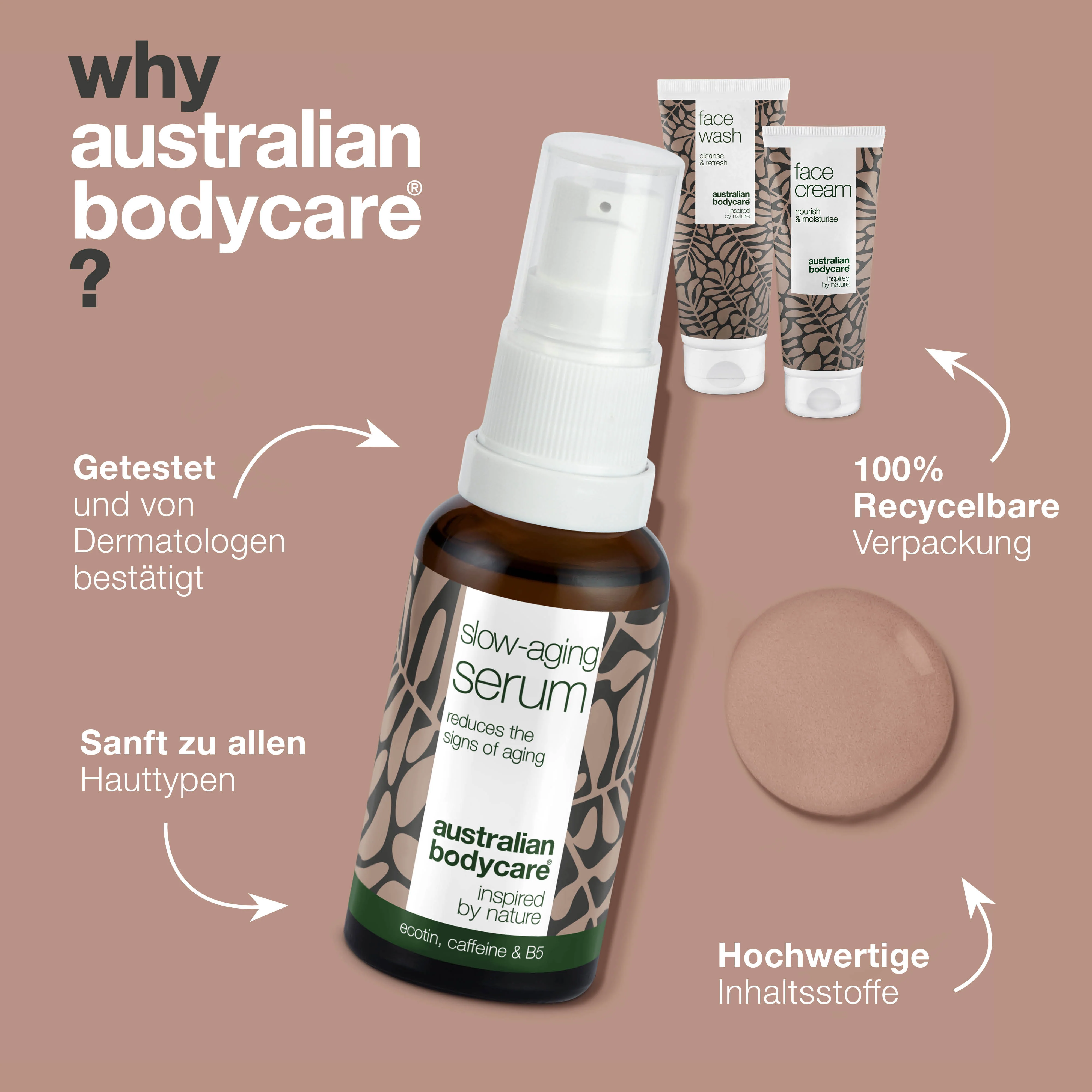 Set mit Anti-Aging Produkten für 50+ — 3 Produkte bei Falten und reiferer Haut: Gesichtsreinigung, Anti Age Serum & Creme - Image 4