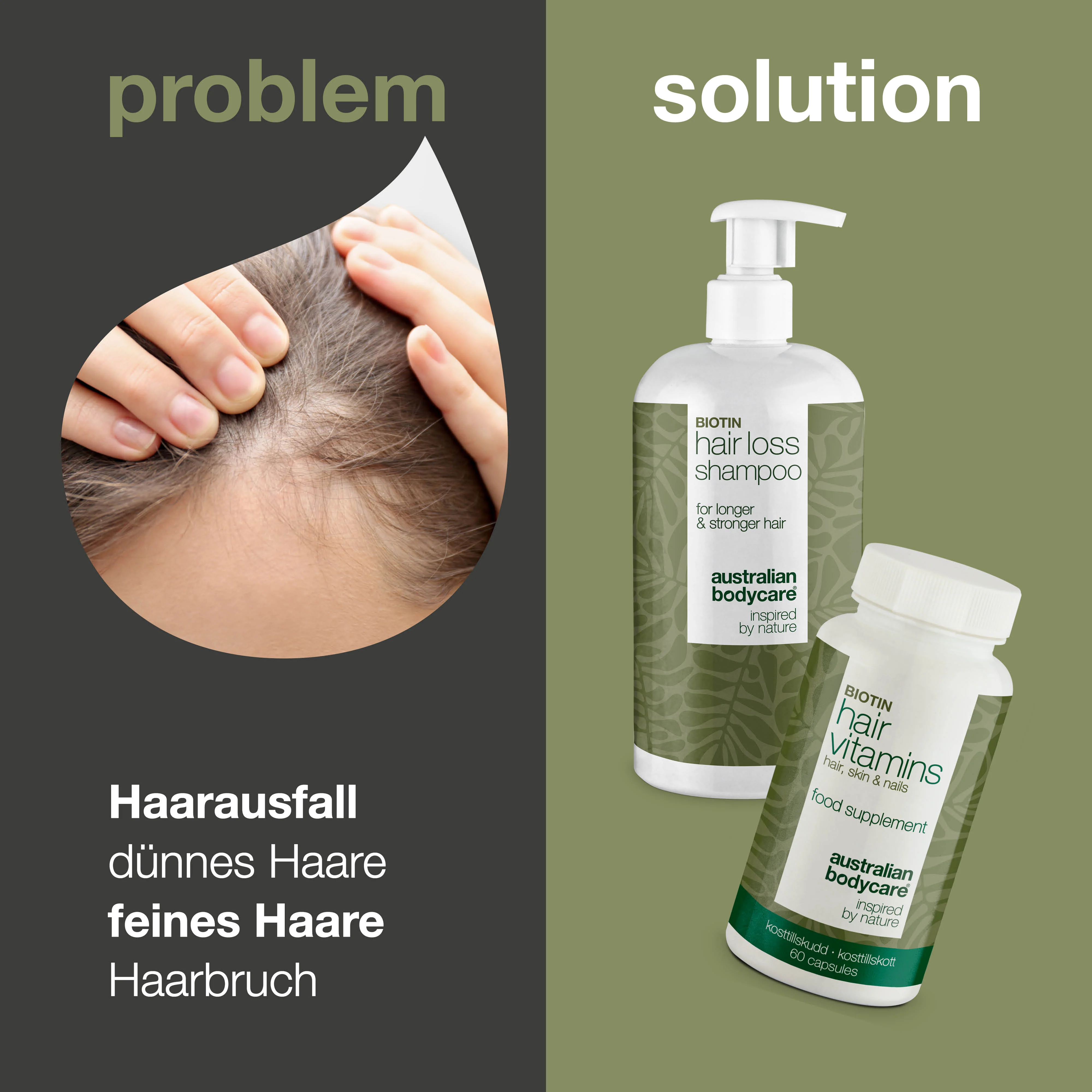 Shampoo und Vitamine gegen Haarausfall — Produkte zur Stärkung von dünnem und geschädigtem Haar - Image 2