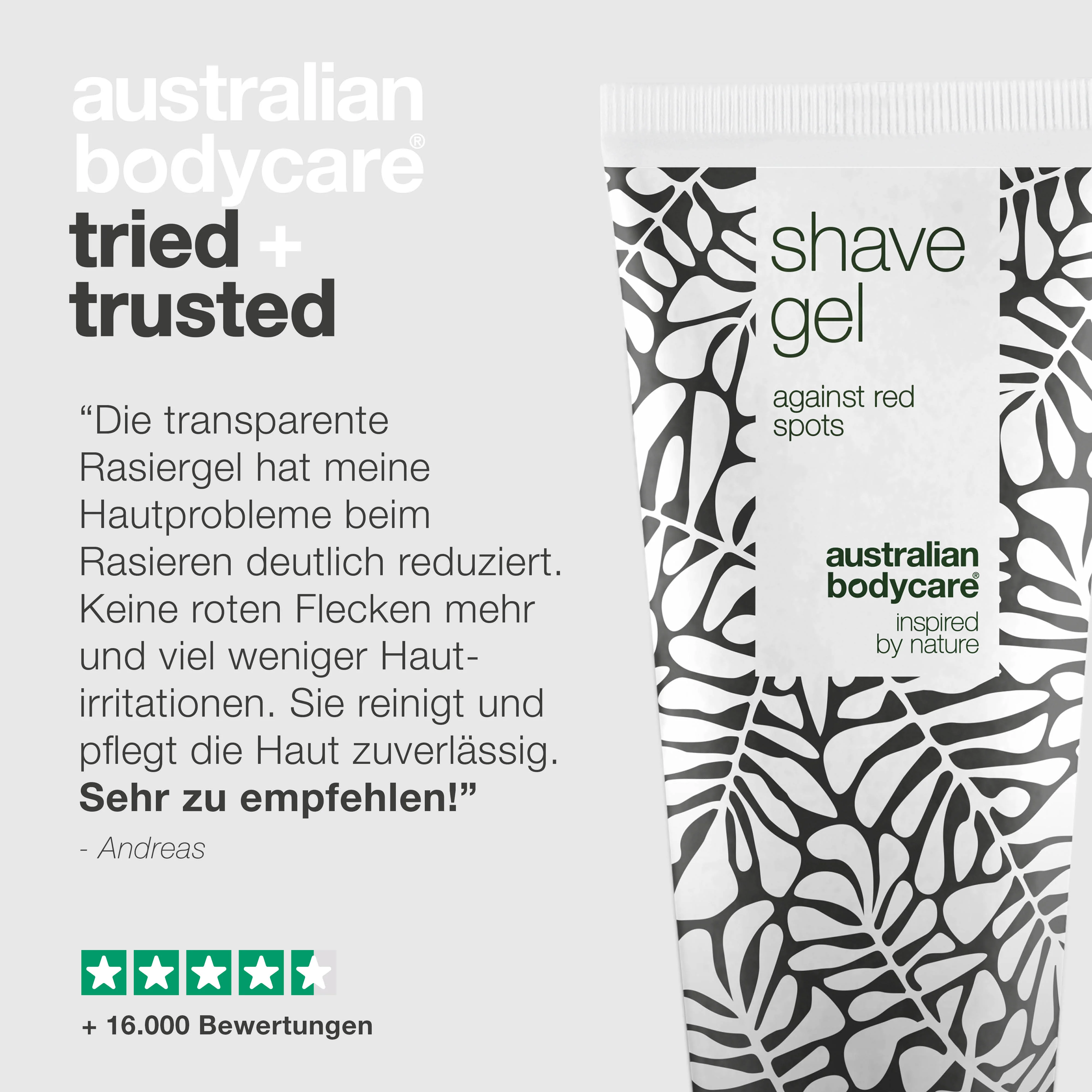 Rasiergel gegen Rasierpickel und Rasurbrand — Transparentes Rasiergel für Männer gegen Rasierpickel, eingewachsene Haare & Rasurbrand - Image 5