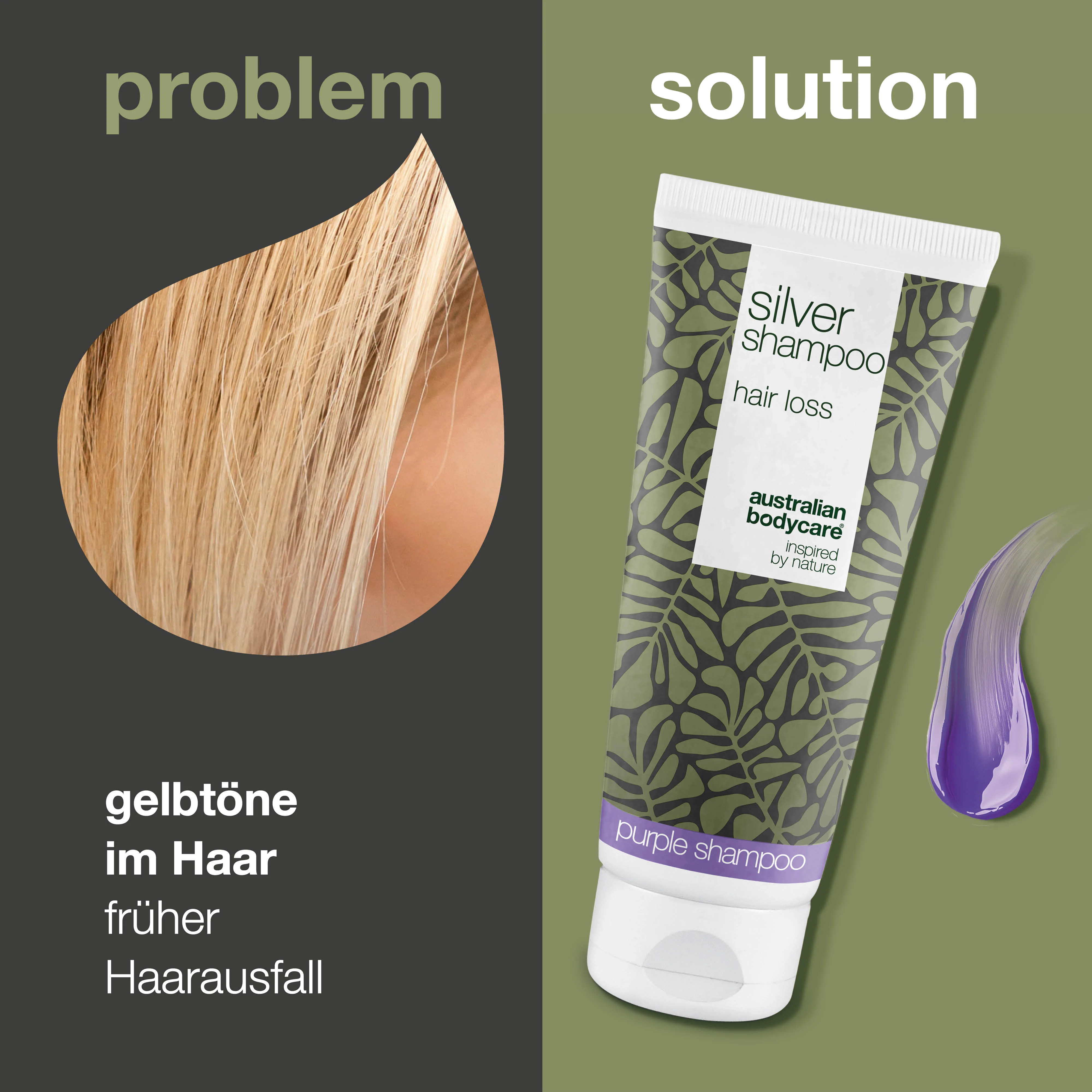 Silbershampoo – Unterstützt Haarwachstum und klaren Farbglanz — Neutralisieren Sie Gelbstiche mit Silbershampoo. Pflegt das Haar und sorgt für strahlendes blondes oder graues Haar. - Image 2