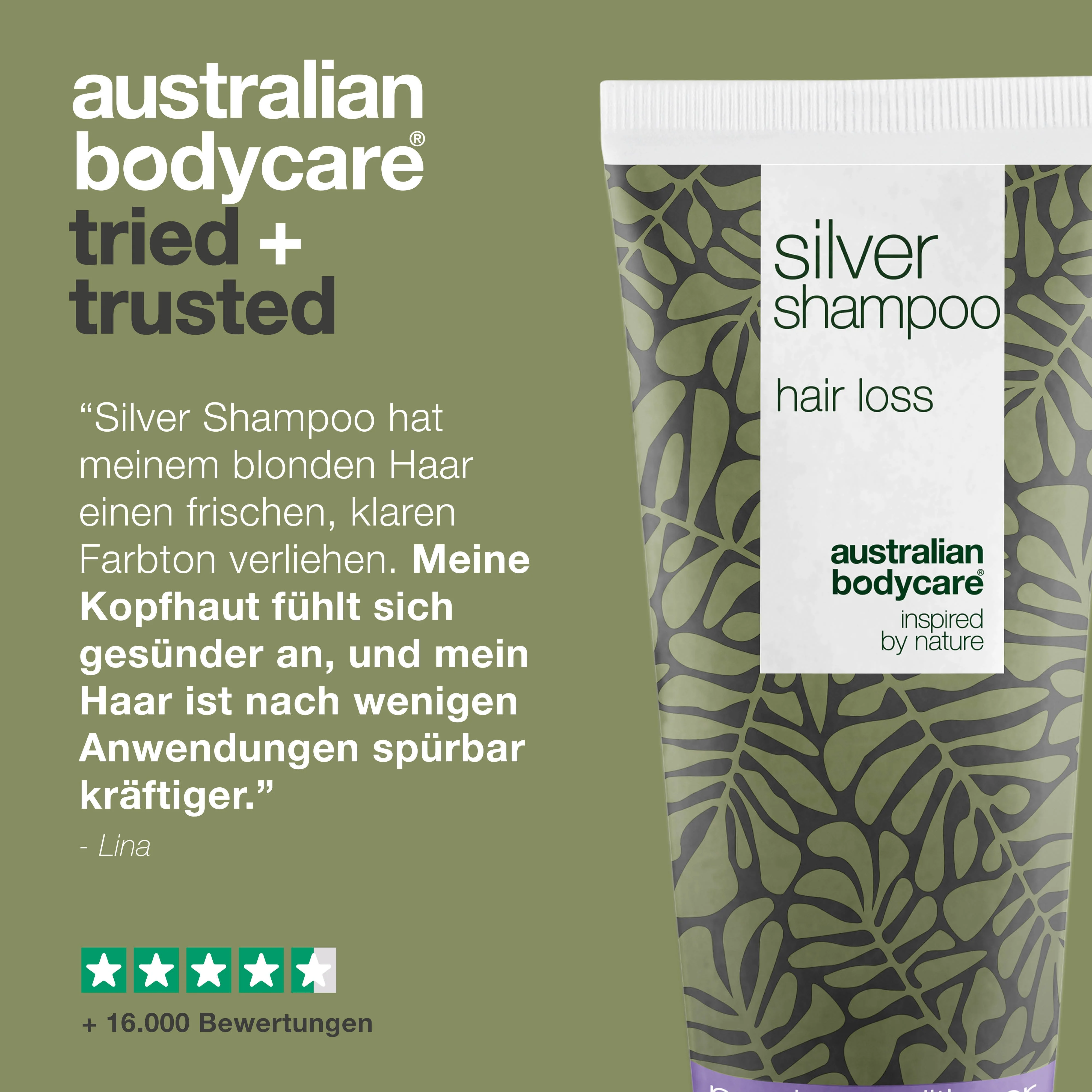 Silbershampoo – Unterstützt Haarwachstum und klaren Farbglanz — Neutralisieren Sie Gelbstiche mit Silbershampoo. Pflegt das Haar und sorgt für strahlendes blondes oder graues Haar. - Image 5