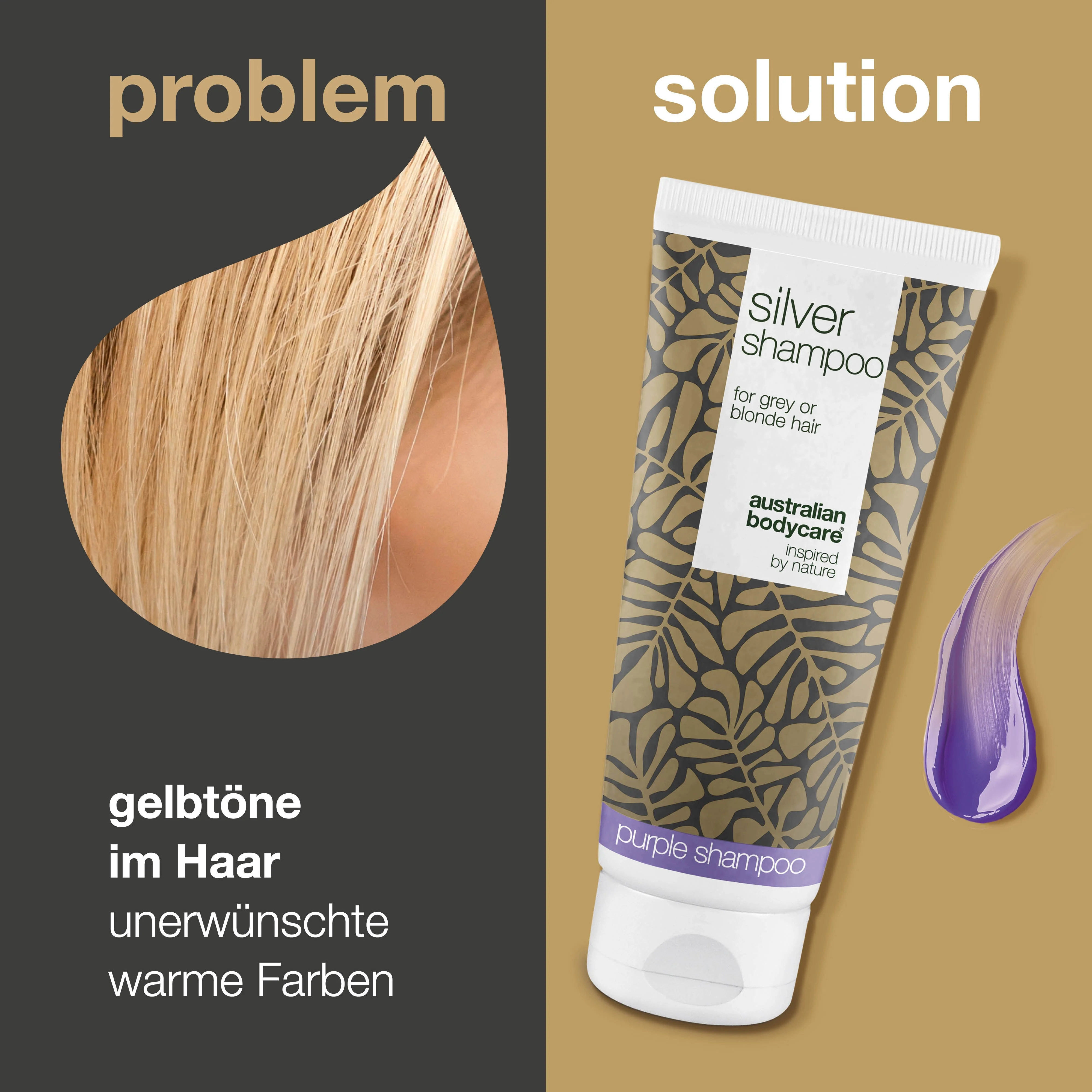 Silbershampoo – Für frisches Blond und Grau ohne Gelbstich — Anti-Gelbstich und betonen Sie kühle Nuancen mit Silver Shampoo. Perfekt für blondes und graues Haar. Jetzt testen. - Image 2