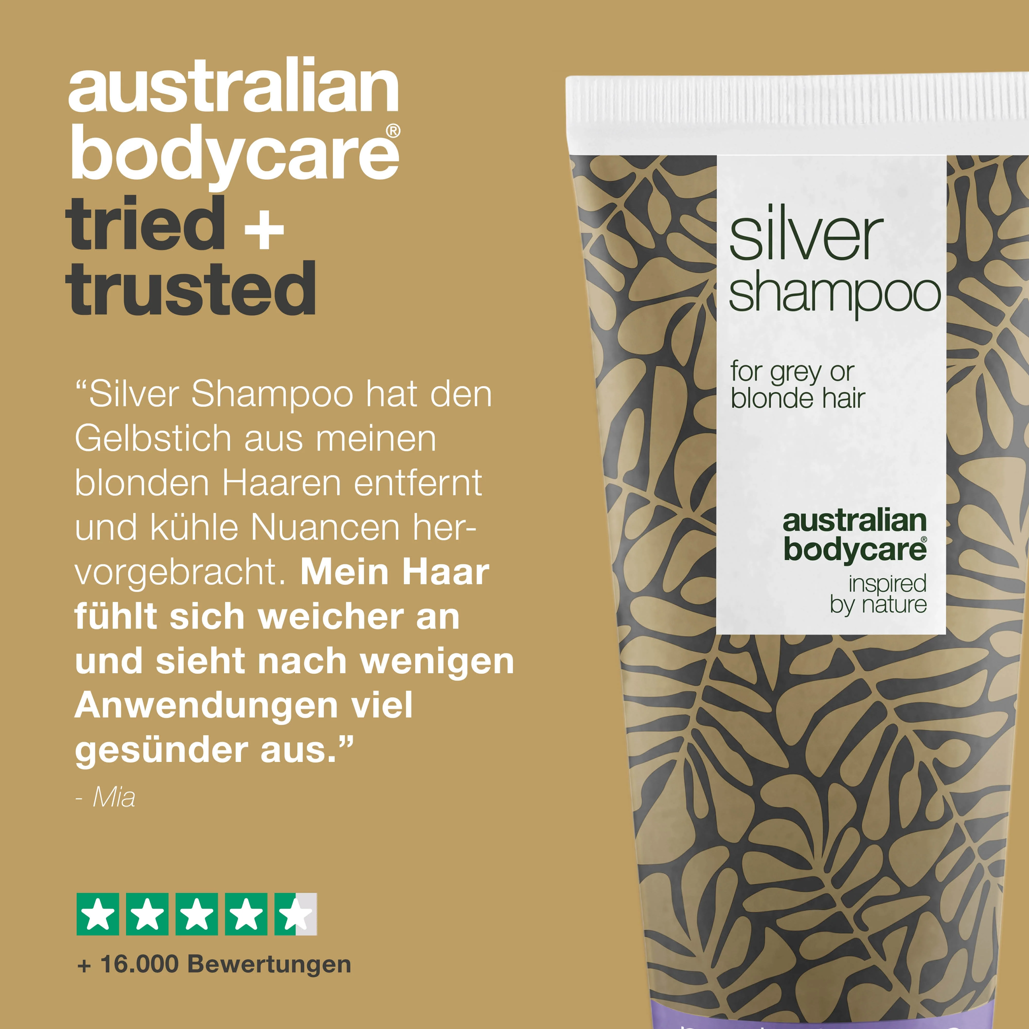 Silbershampoo – Für frisches Blond und Grau ohne Gelbstich — Anti-Gelbstich und betonen Sie kühle Nuancen mit Silver Shampoo. Perfekt für blondes und graues Haar. Jetzt testen. - Image 5