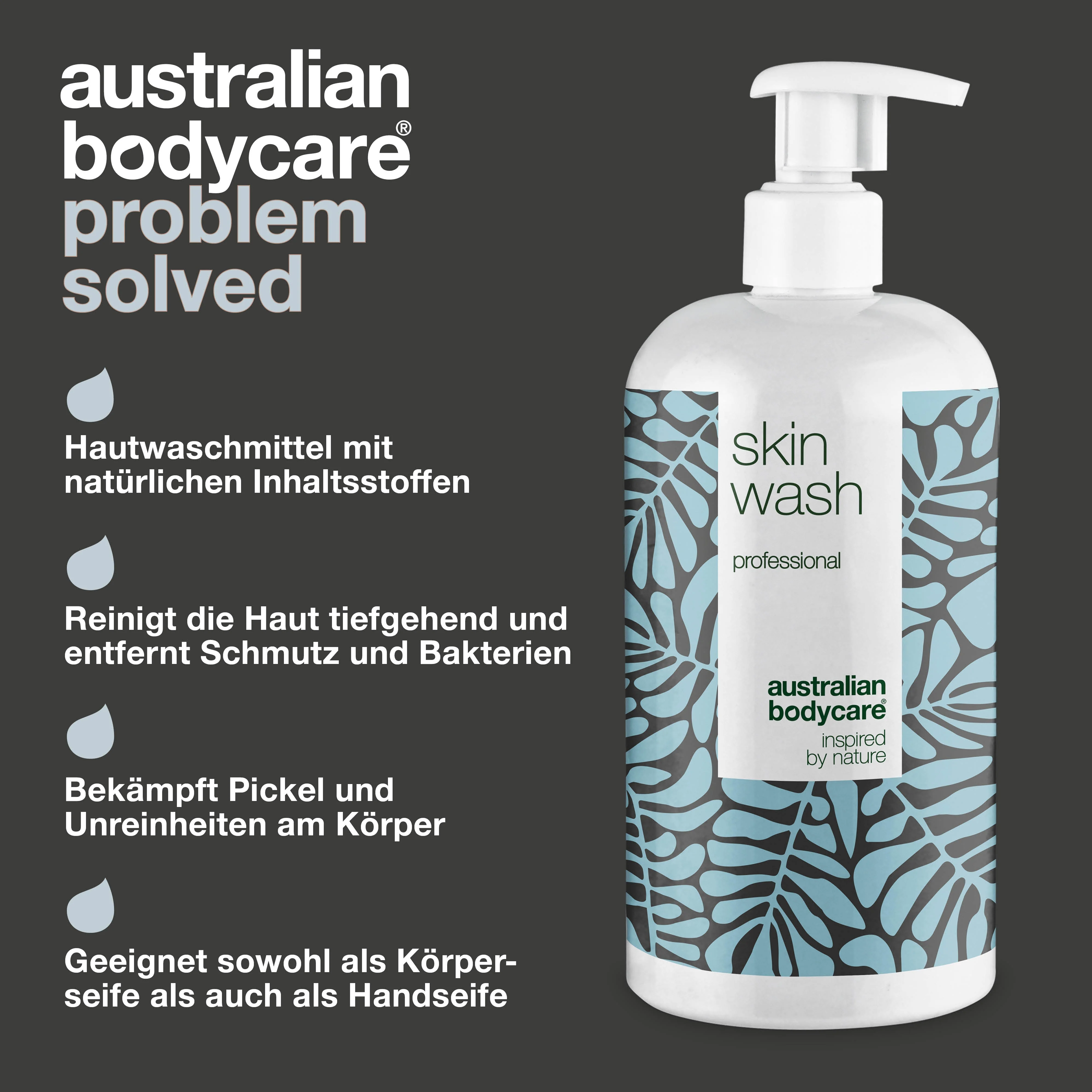 Professionelle Skin Wash — Professionelles Duschgel mit antibakteriellem Teebaumöl - Image 3