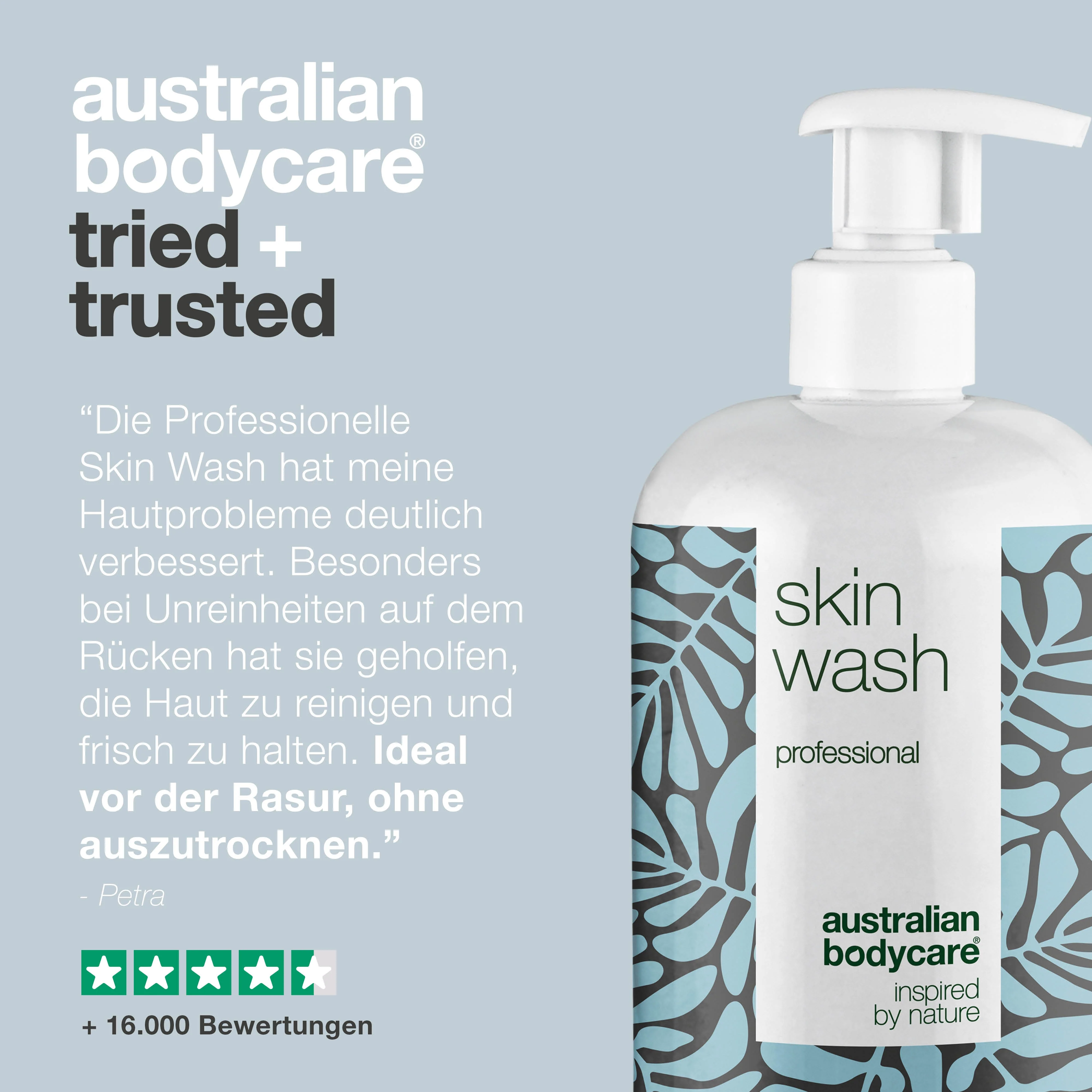 Professionelle Skin Wash — Professionelles Duschgel mit antibakteriellem Teebaumöl - Image 5