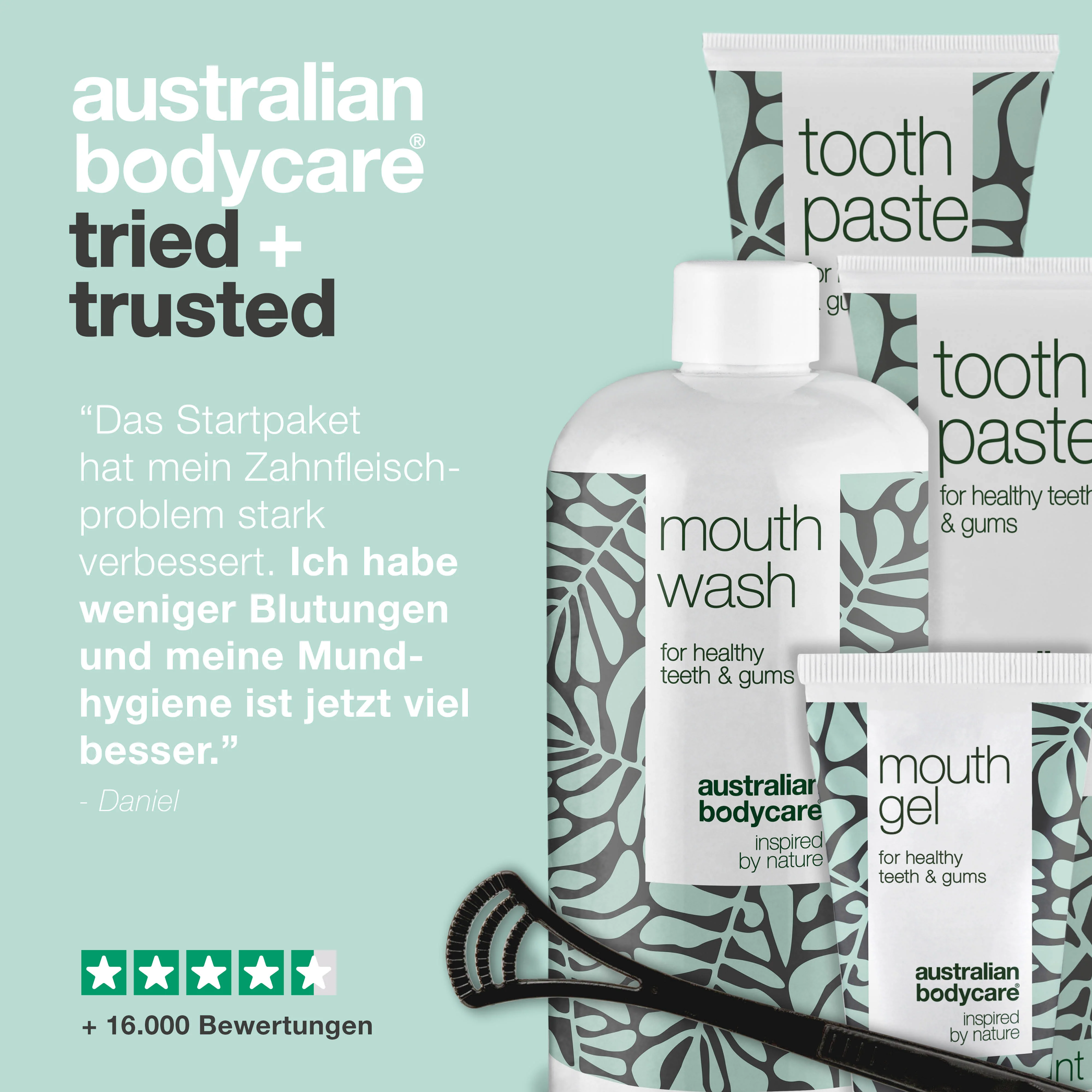 Starter Kit - 5 Mundprodukte — Starterpaket für eine gute Mundhygiene und Pflege bei Paradentose und Pilz - Image 5