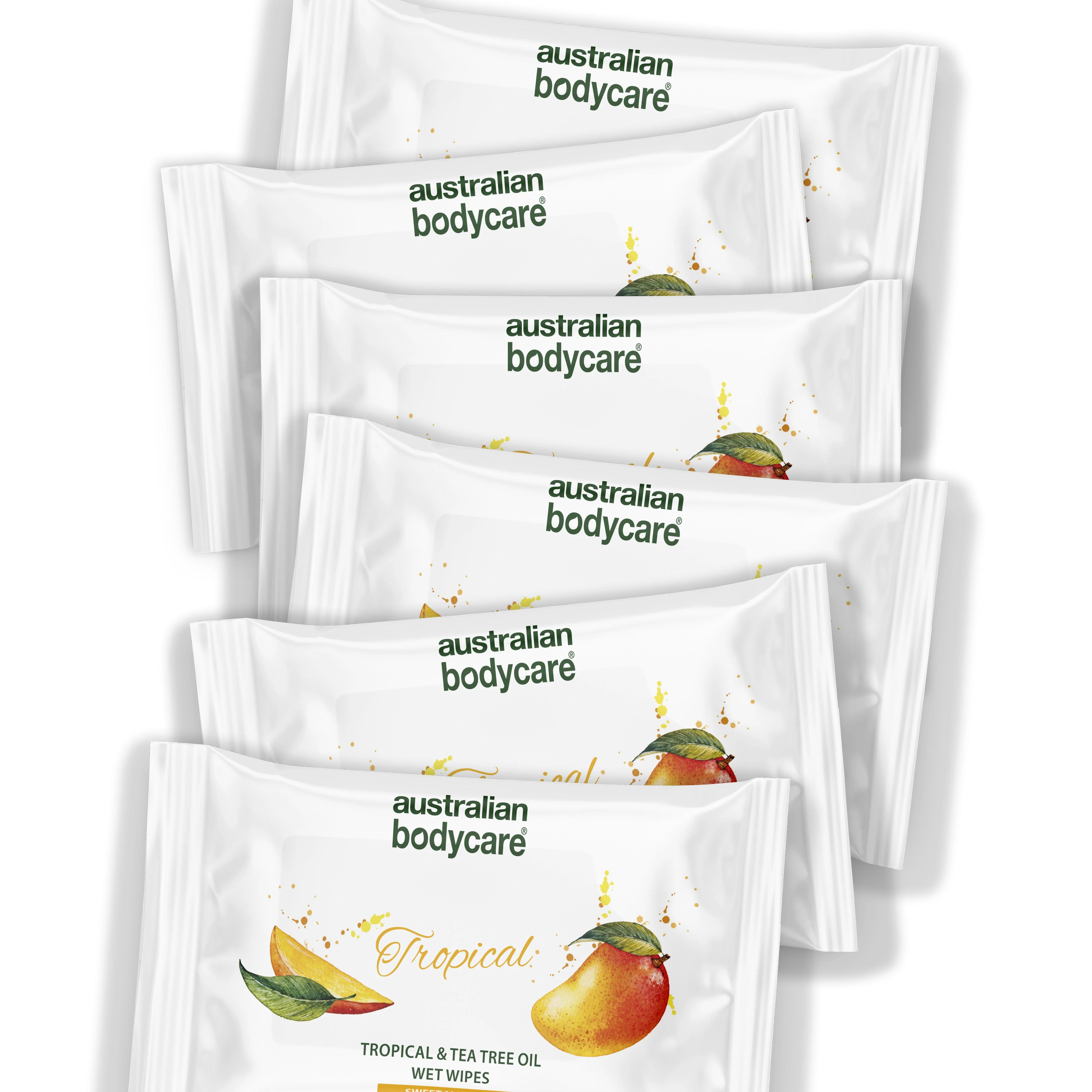 Feuchttücher mit Mangoduft & Teebaumöl 24 Stück — Zur Körper— und Gesichtsreinigung - Image 8