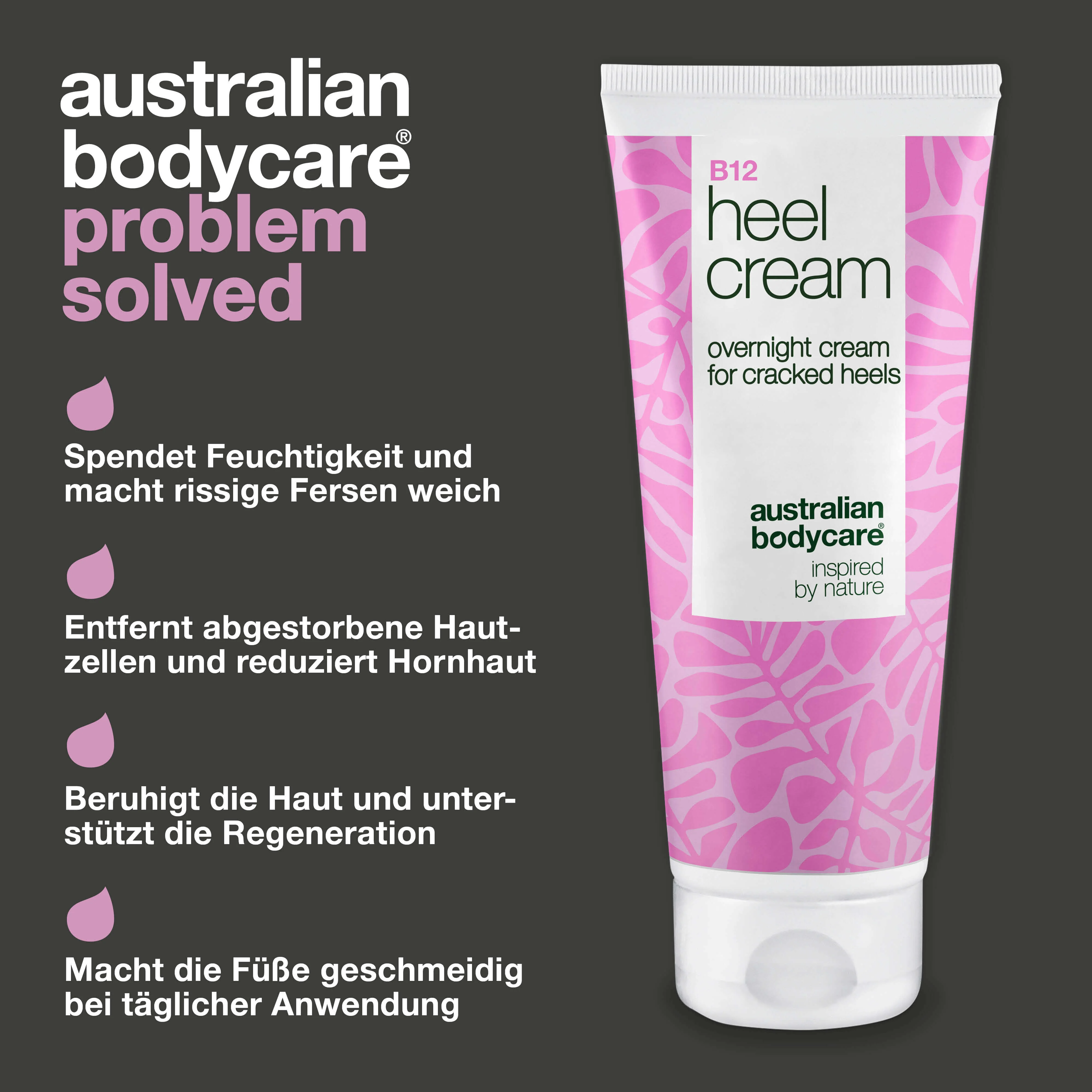 Intensive Fersenpflege mit 25 % Urea & Vitamin B12 — Sag trockenen Fersen ade! Diese Creme mit 25 % Urea & Vitamin B12 versorgt die Haut intensiv mit Feuchtigkeit und Pflege. - Image 3
