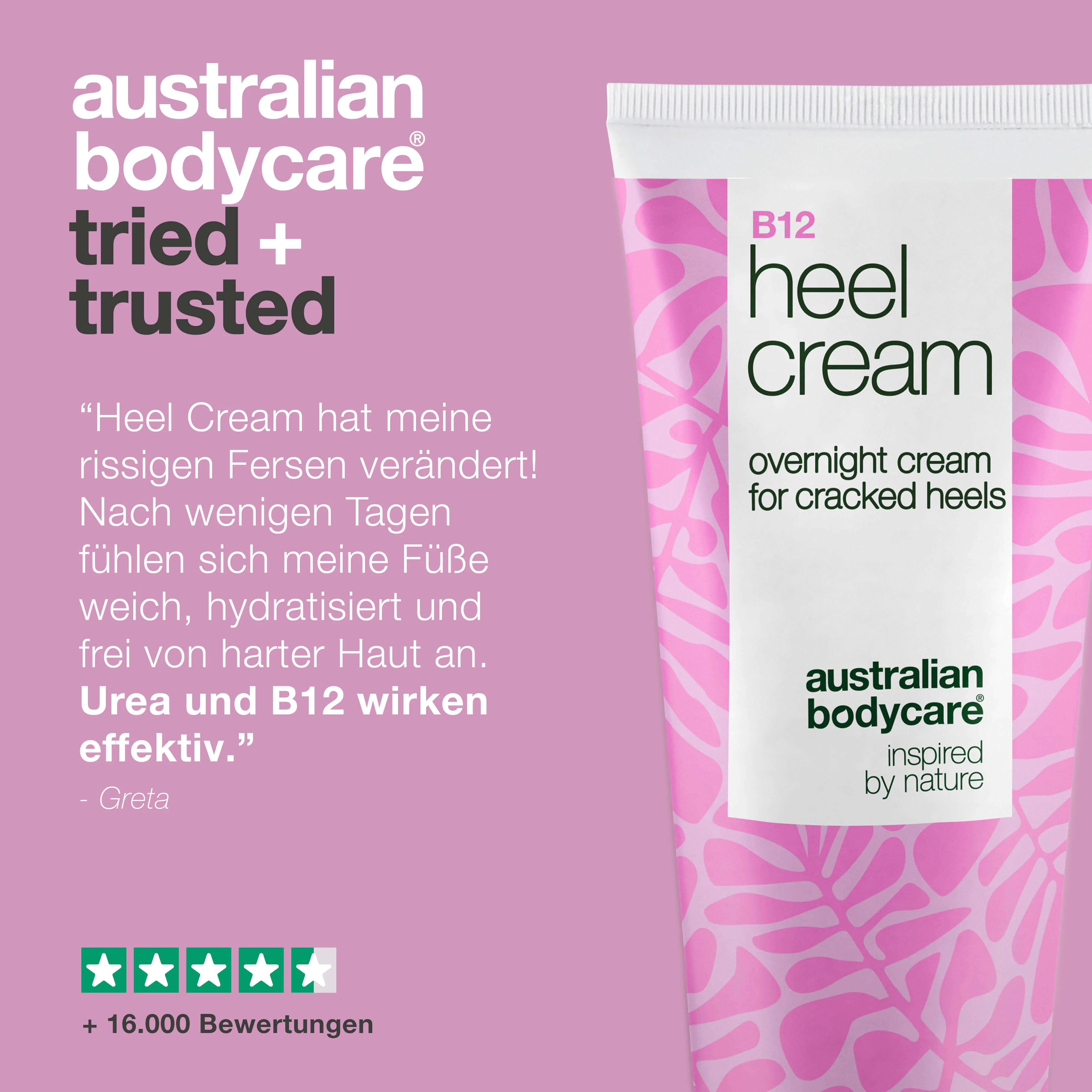 Intensive Fersenpflege mit 25 % Urea & Vitamin B12 — Sag trockenen Fersen ade! Diese Creme mit 25 % Urea & Vitamin B12 versorgt die Haut intensiv mit Feuchtigkeit und Pflege. - Image 5