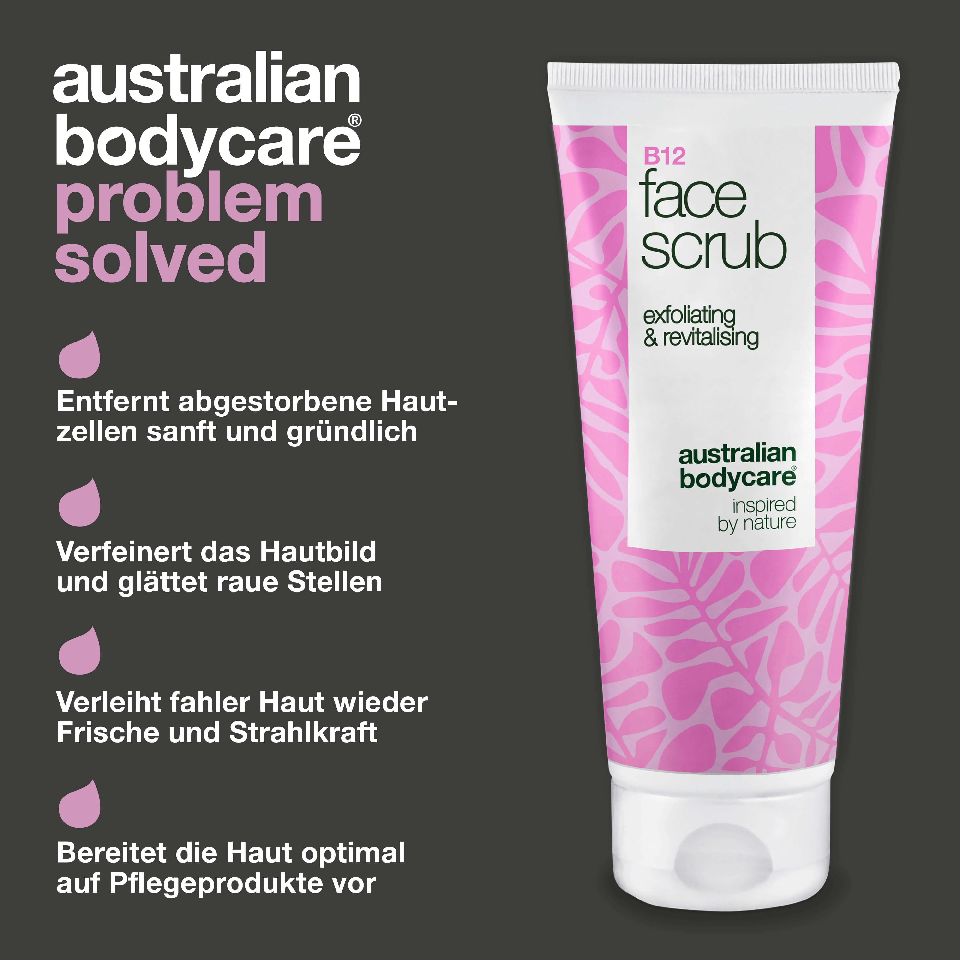Gesichtspeeling für fahle Haut – mit Vitamin B12 & AHA — Gesichtspeeling für fahle Haut. Mit Vitamin B12, Glykolsäure & Aprikosenkernpulver – für glattere, frischere Haut. - Image 3