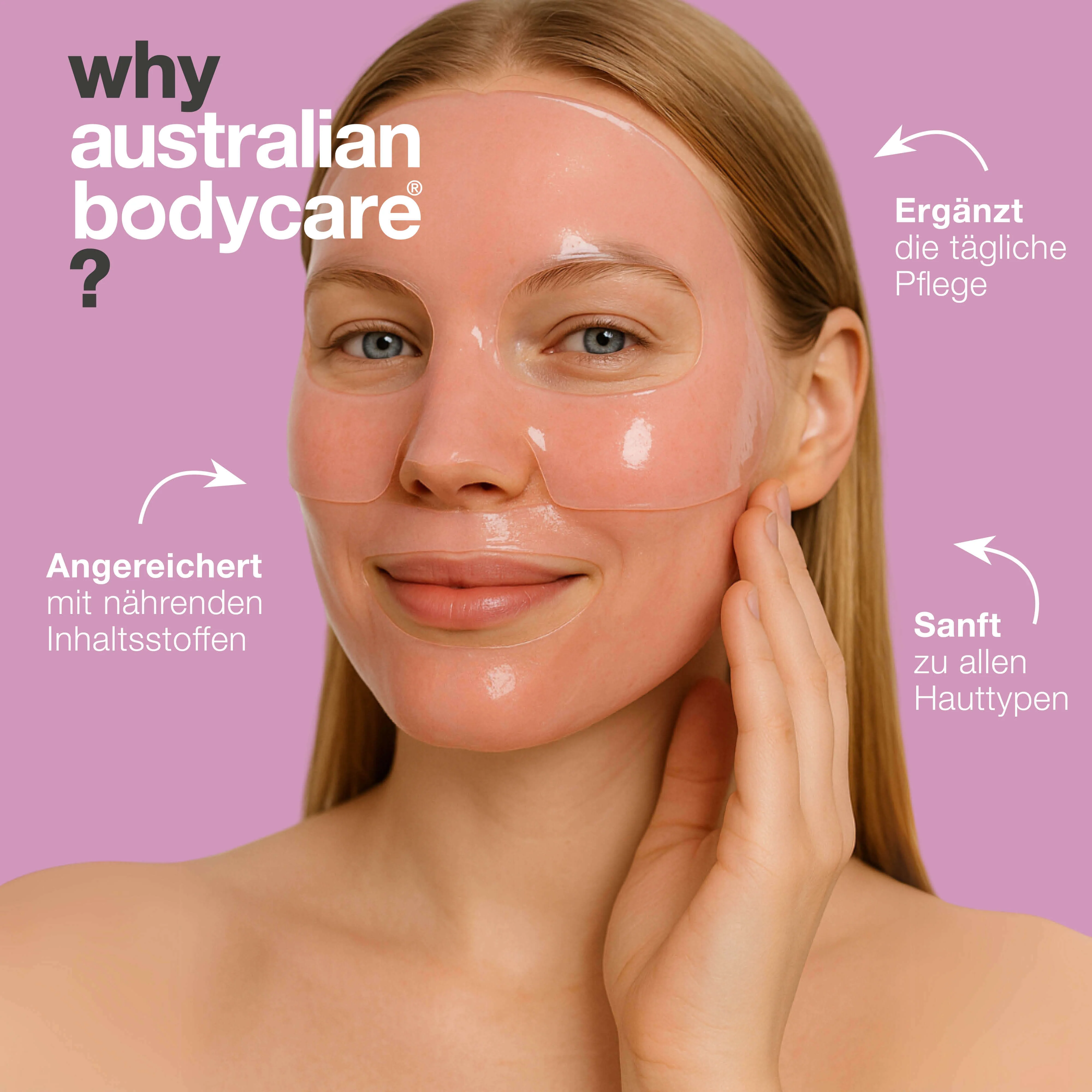 Vitamin B12 Kollagenmaske bei trockener und müder Haut — Vitamin B12 Kollagenmaske für trockene, matte Haut. Mit B12, Niacinamid, Peptiden, Kollagen und Hyaluronsäure für Feuchtigkeit und Straffung. - Image 4