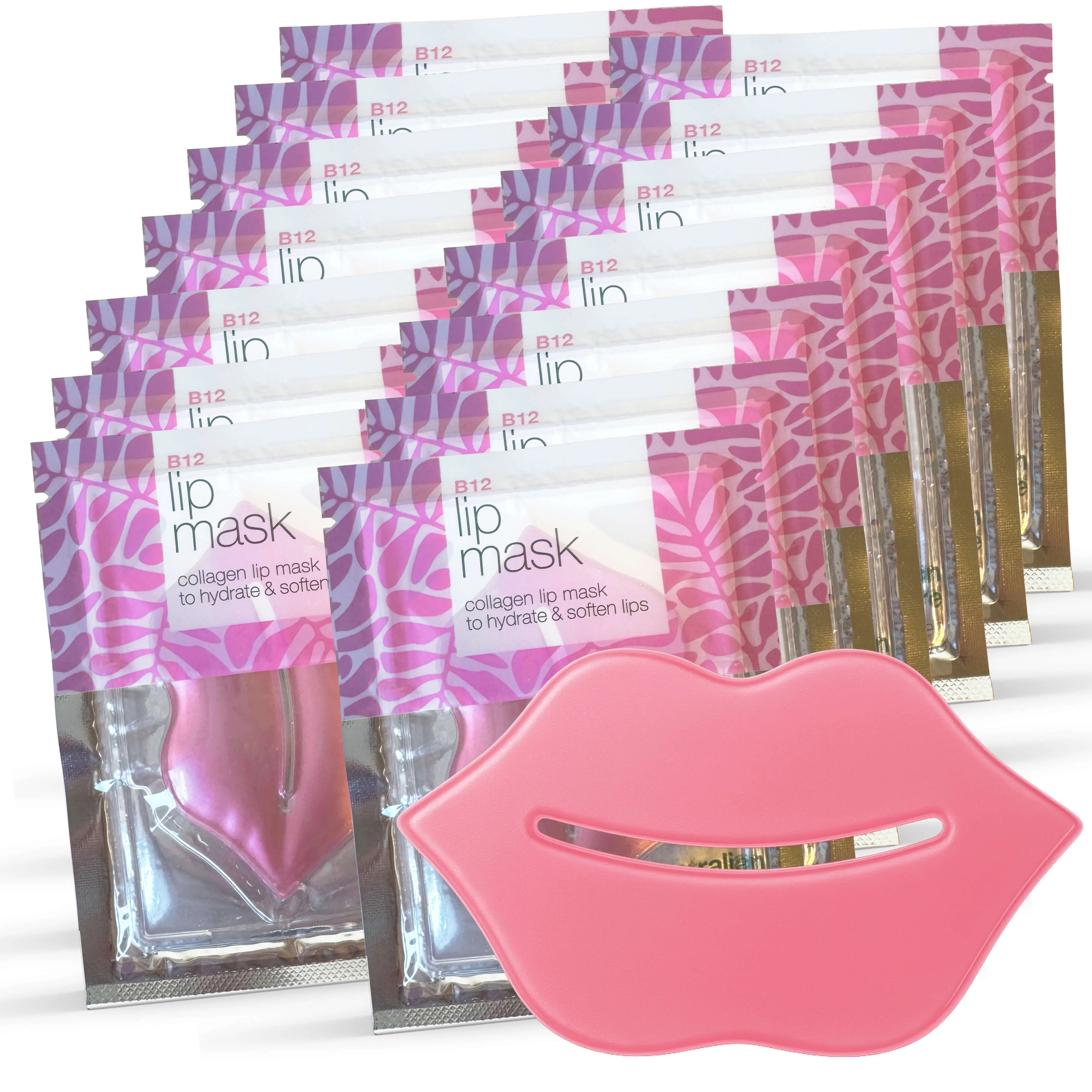 Lippenmaske bei trockenen Lippen und Fältchen – mit B12 — Lippenmaske bei trockenen, rissigen Lippen. Pflegt mit B12, Kollagen und Hyaluronsäure. Glättet und spendet Feuchtigkeit. - Image 9