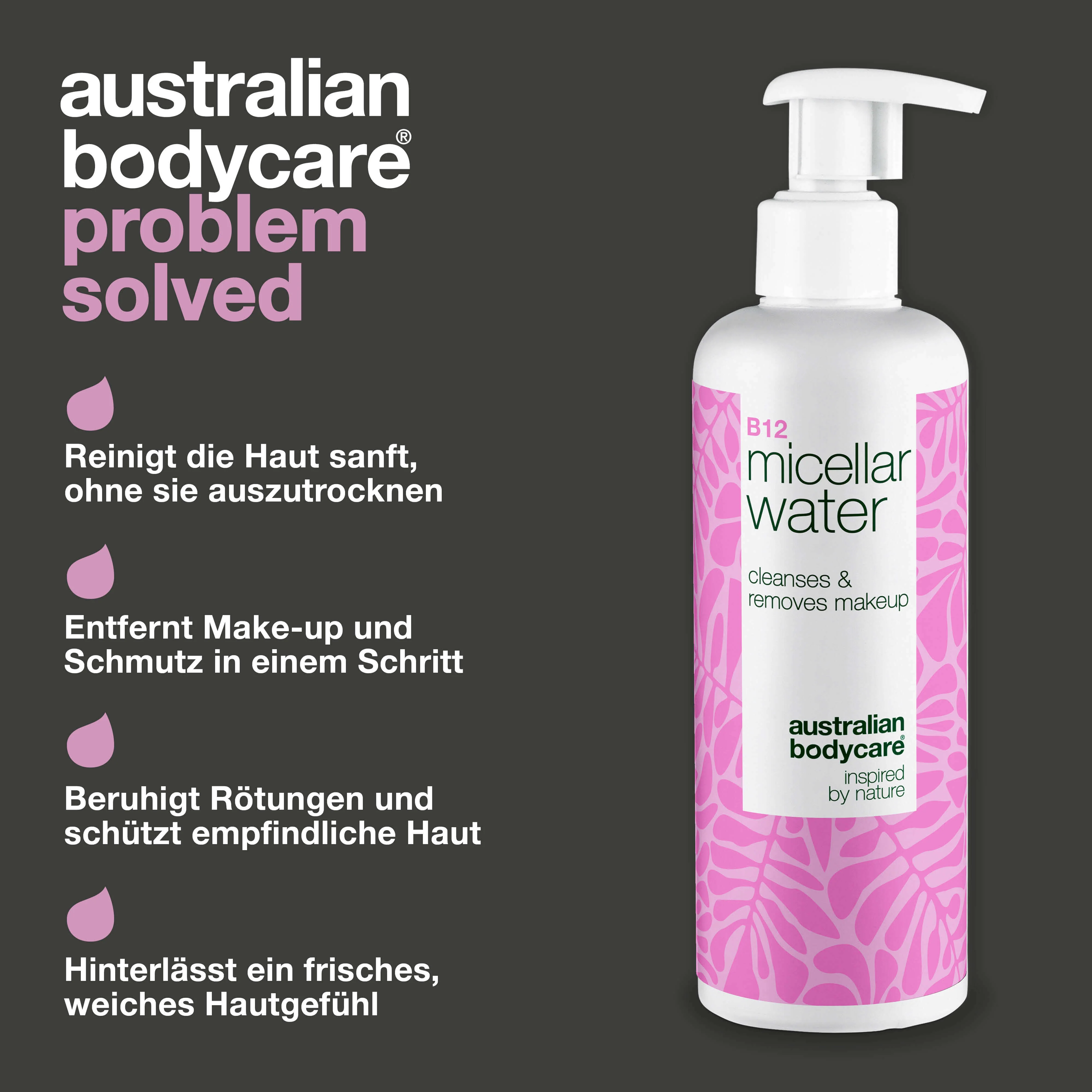 Mizellenwasser – Entfernt Make-up & beruhigt Rötungen — Mizellenwasser gegen Reizungen & Make-up. Ideal für empfindliche Haut. Mit B12, Niacinamid, Glycerin & Propandiol. - Image 3