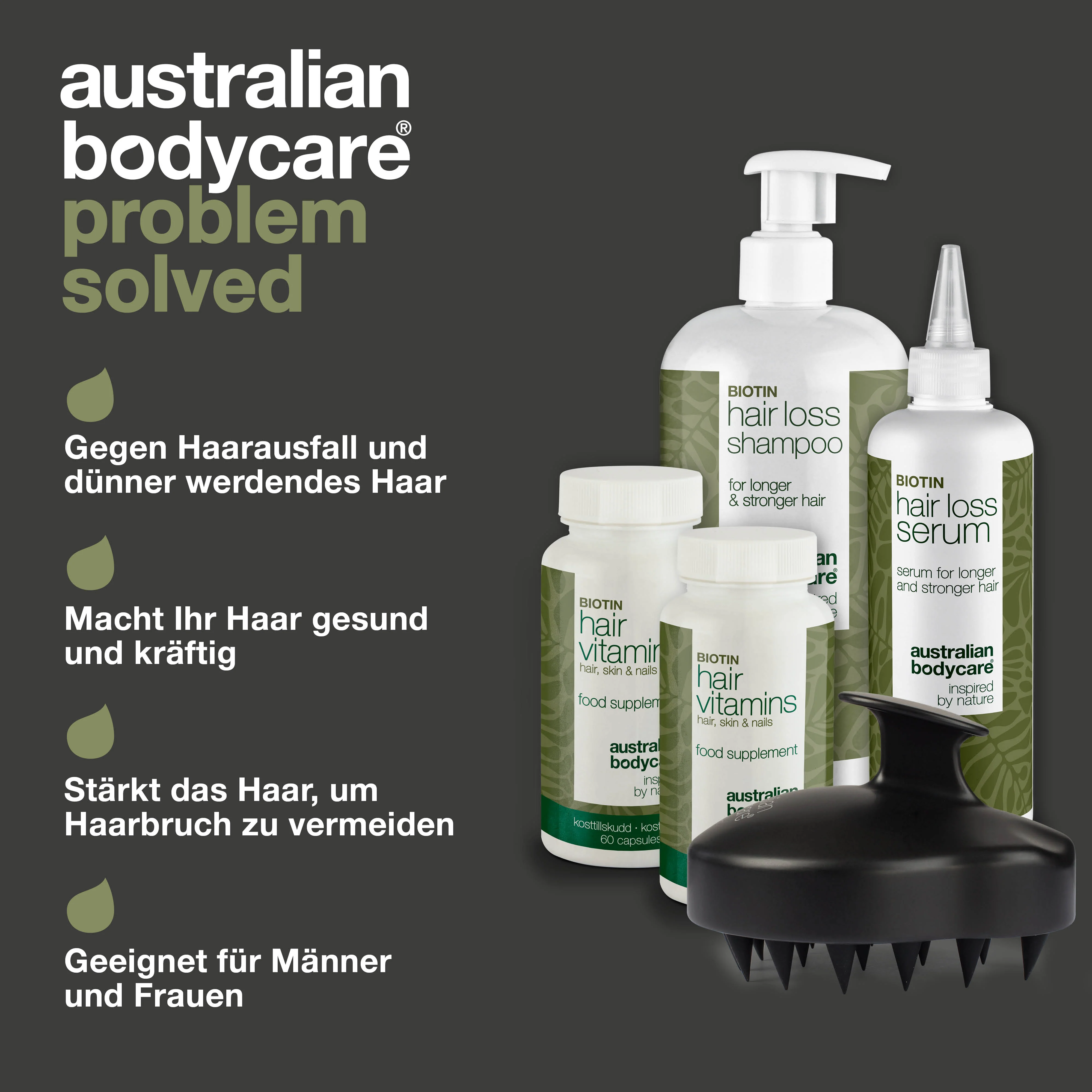 Komplettpaket gegen Haarausfall & feines Haar mit XL Produkten — 5 Produkte für die tägliche Pflege bei Haarausfall, feinem und dünnem Haar - Image 3