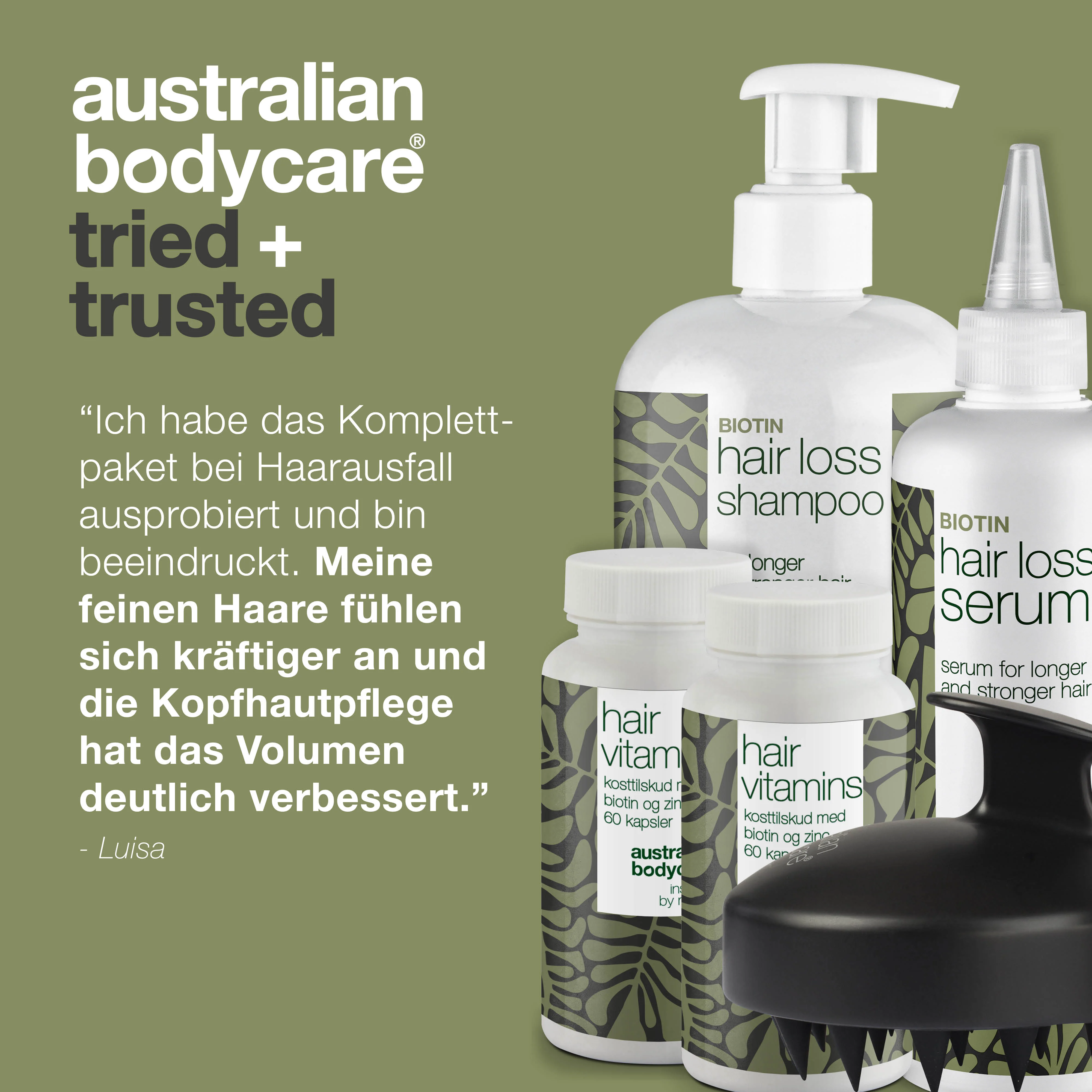 Komplettpaket gegen Haarausfall & feines Haar mit XL Produkten — 5 Produkte für die tägliche Pflege bei Haarausfall, feinem und dünnem Haar - Image 5