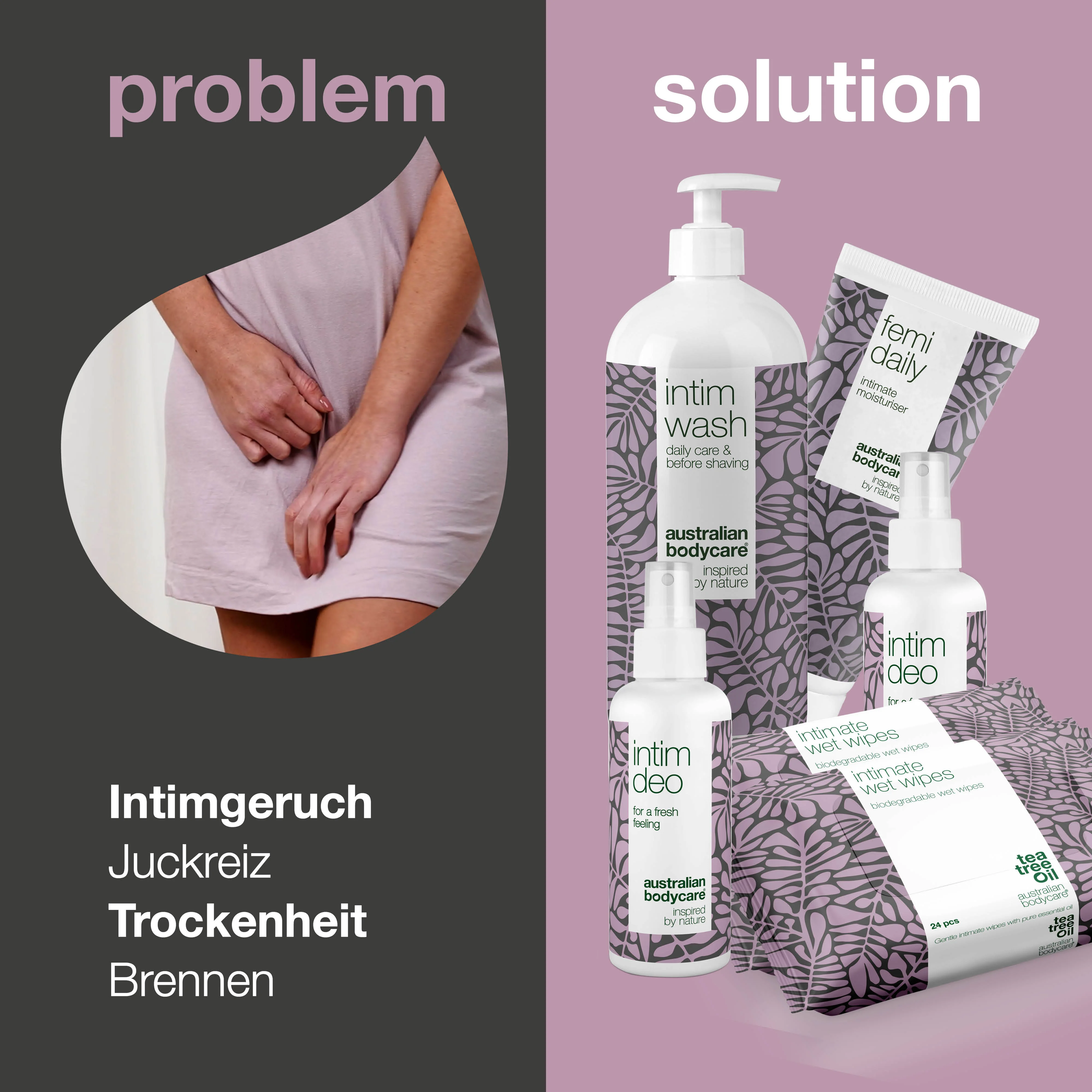 XL-Set für unangenehmen Geruch im Intimbereich — Intimpflegeprodukte gegen unerwünschten Vaginalgeruch - Image 2